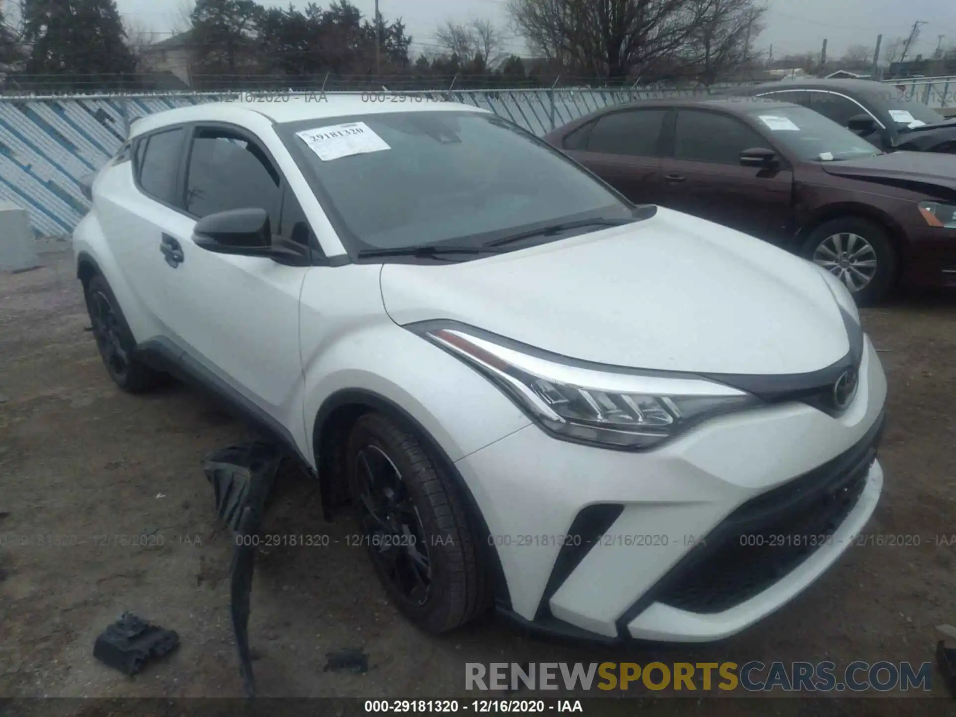 1 Photograph of a damaged car JTNKHMBX5L1080098 TOYOTA C-HR 2020