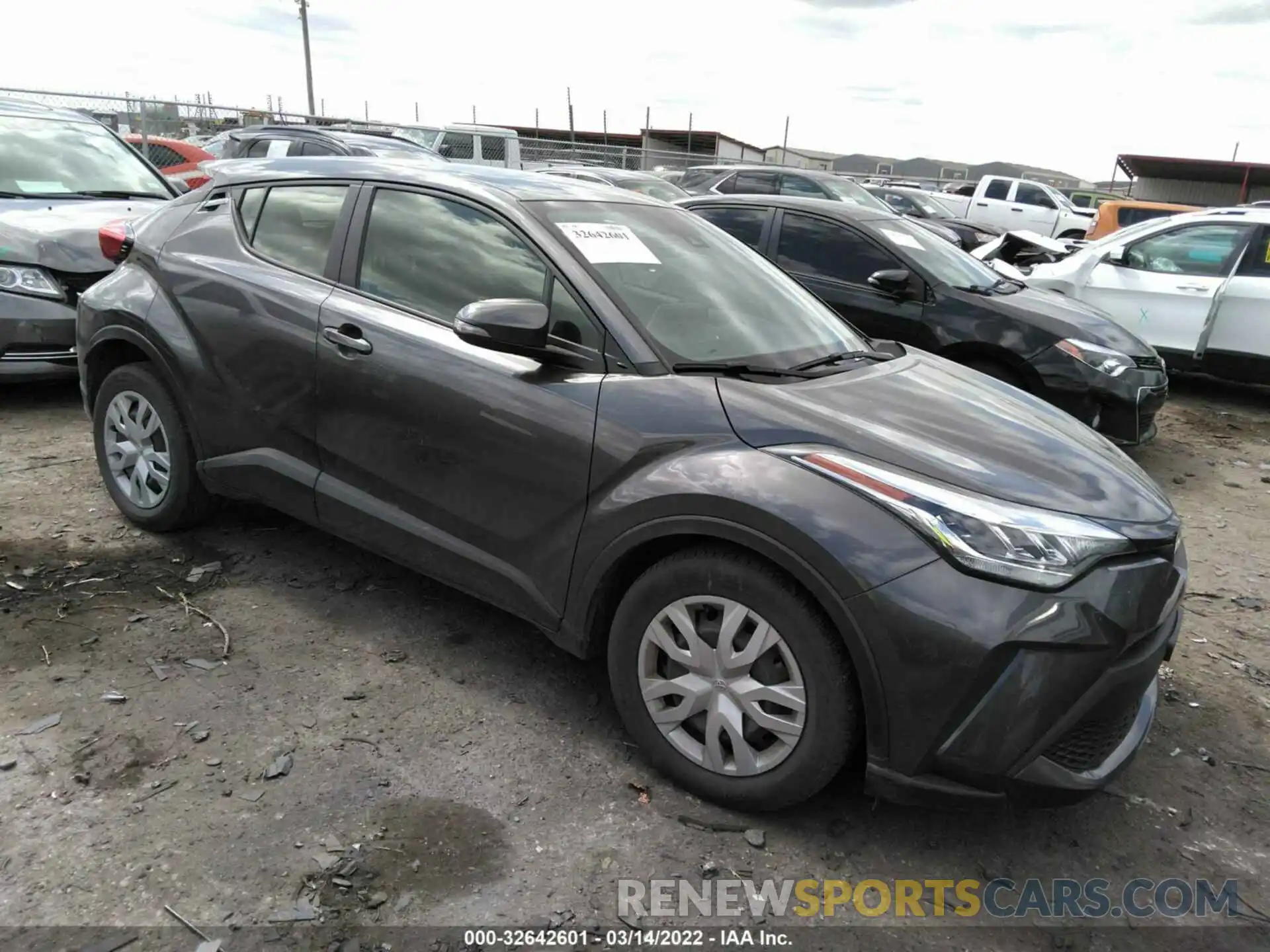 1 Photograph of a damaged car JTNKHMBX5L1080120 TOYOTA C-HR 2020