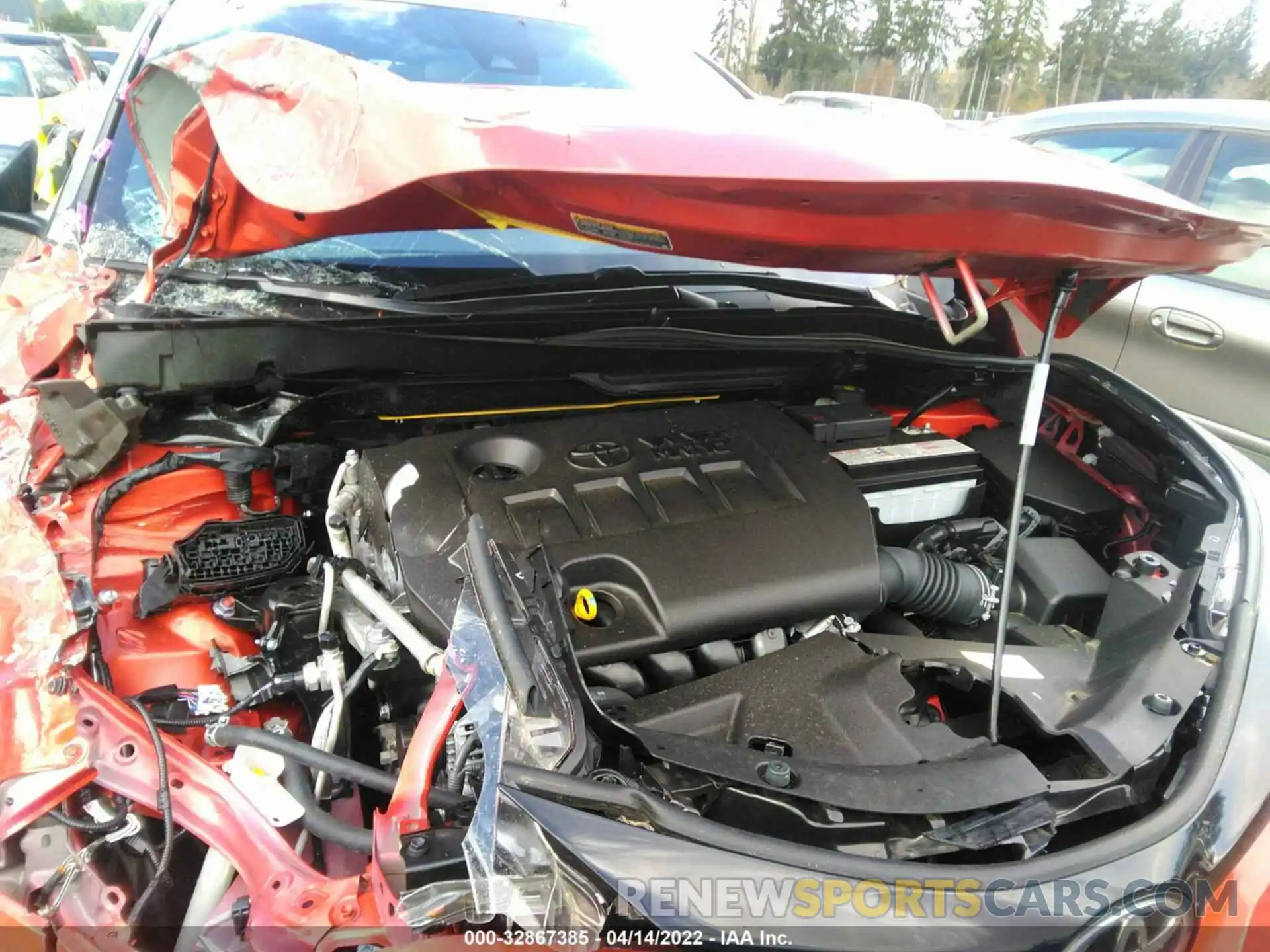 10 Photograph of a damaged car JTNKHMBX5L1081493 TOYOTA C-HR 2020