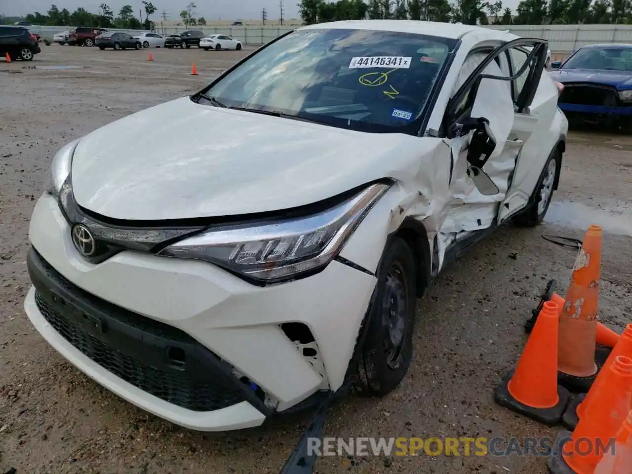 2 Photograph of a damaged car JTNKHMBX5L1083731 TOYOTA C-HR 2020