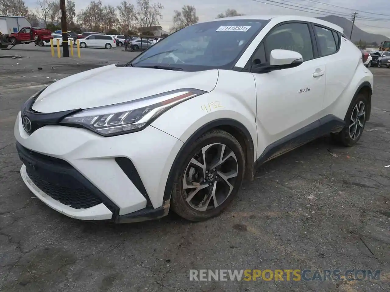 2 Фотография поврежденного автомобиля JTNKHMBX5L1085463 TOYOTA C-HR 2020