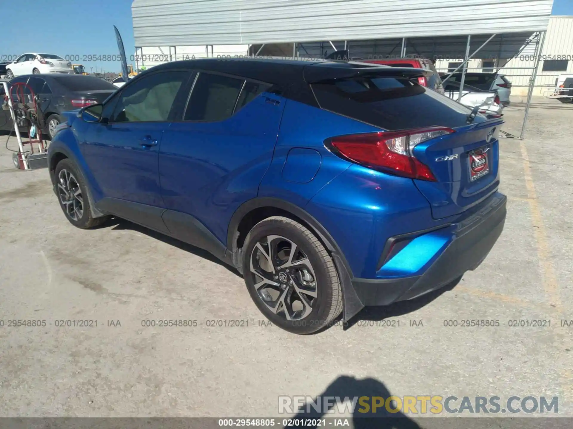 3 Photograph of a damaged car JTNKHMBX5L1086385 TOYOTA C-HR 2020