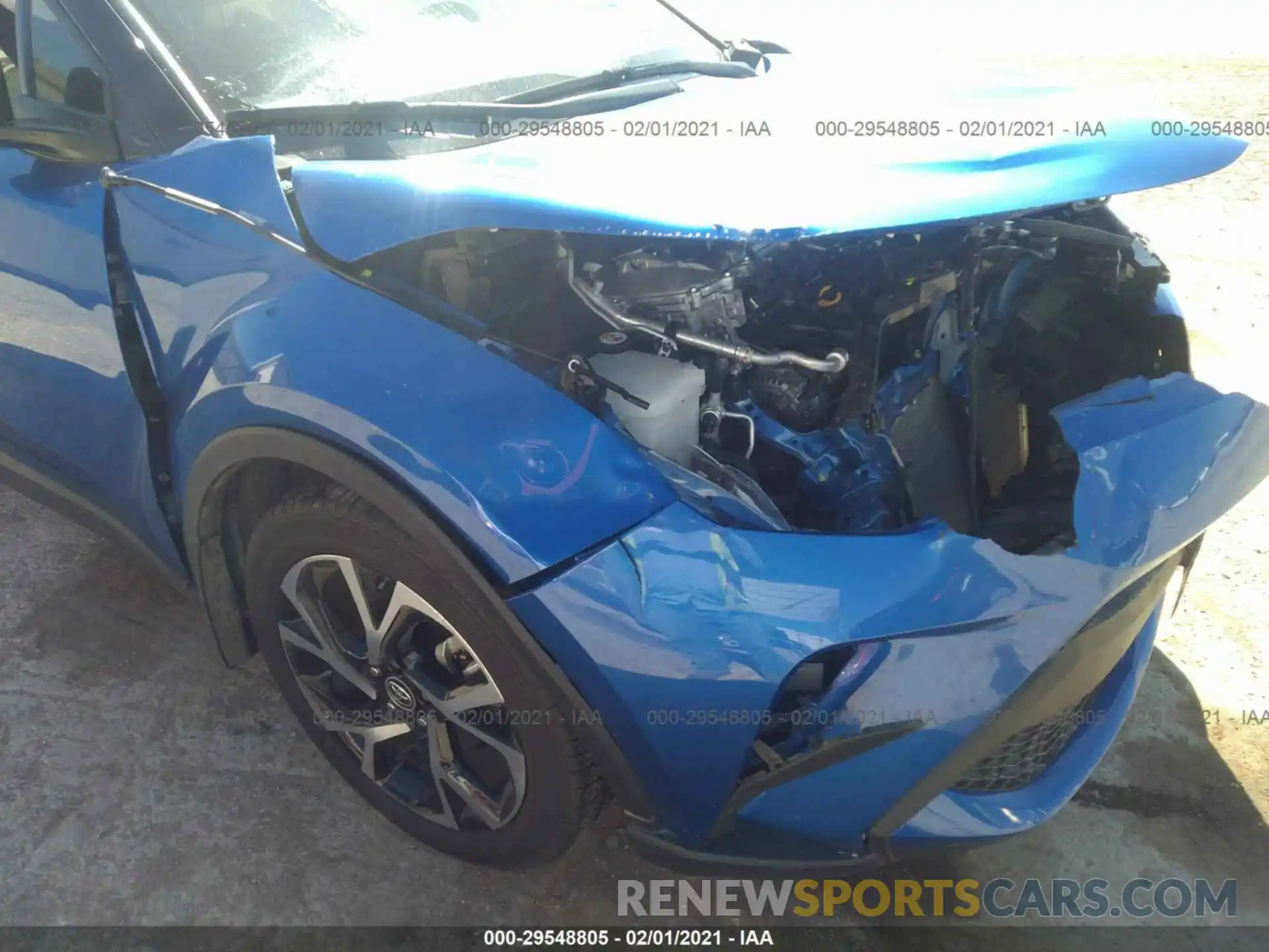 6 Photograph of a damaged car JTNKHMBX5L1086385 TOYOTA C-HR 2020