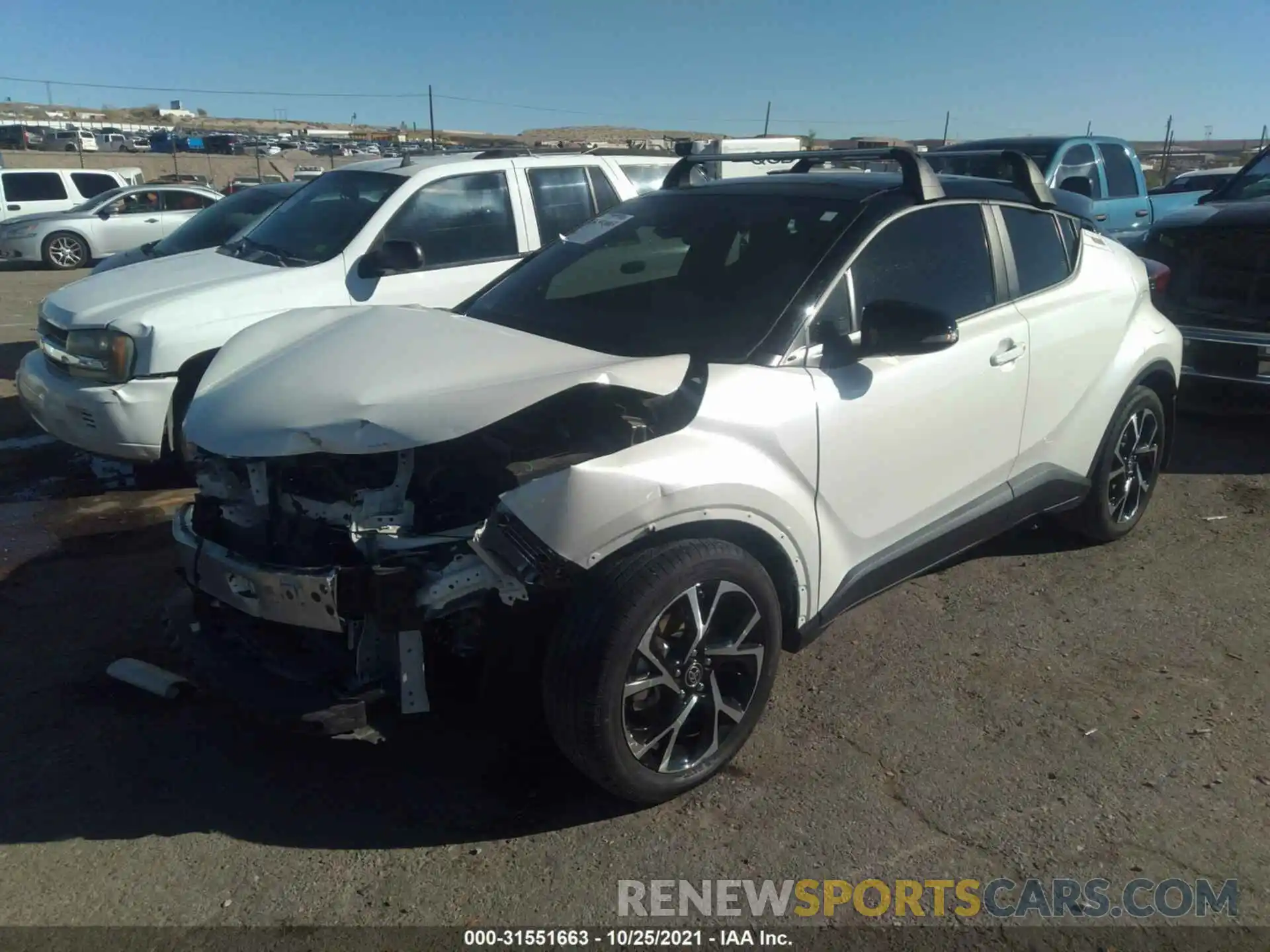 2 Photograph of a damaged car JTNKHMBX5L1088847 TOYOTA C-HR 2020