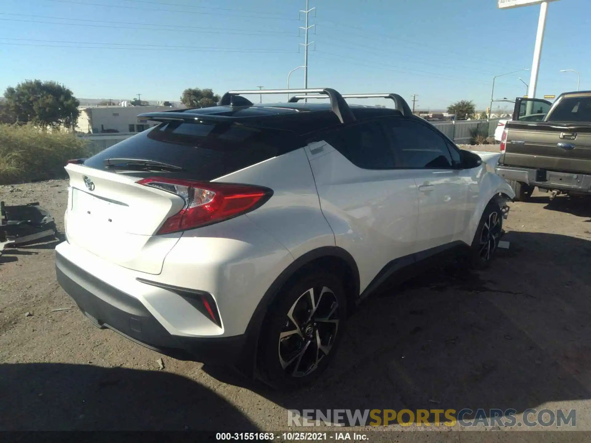 4 Photograph of a damaged car JTNKHMBX5L1088847 TOYOTA C-HR 2020