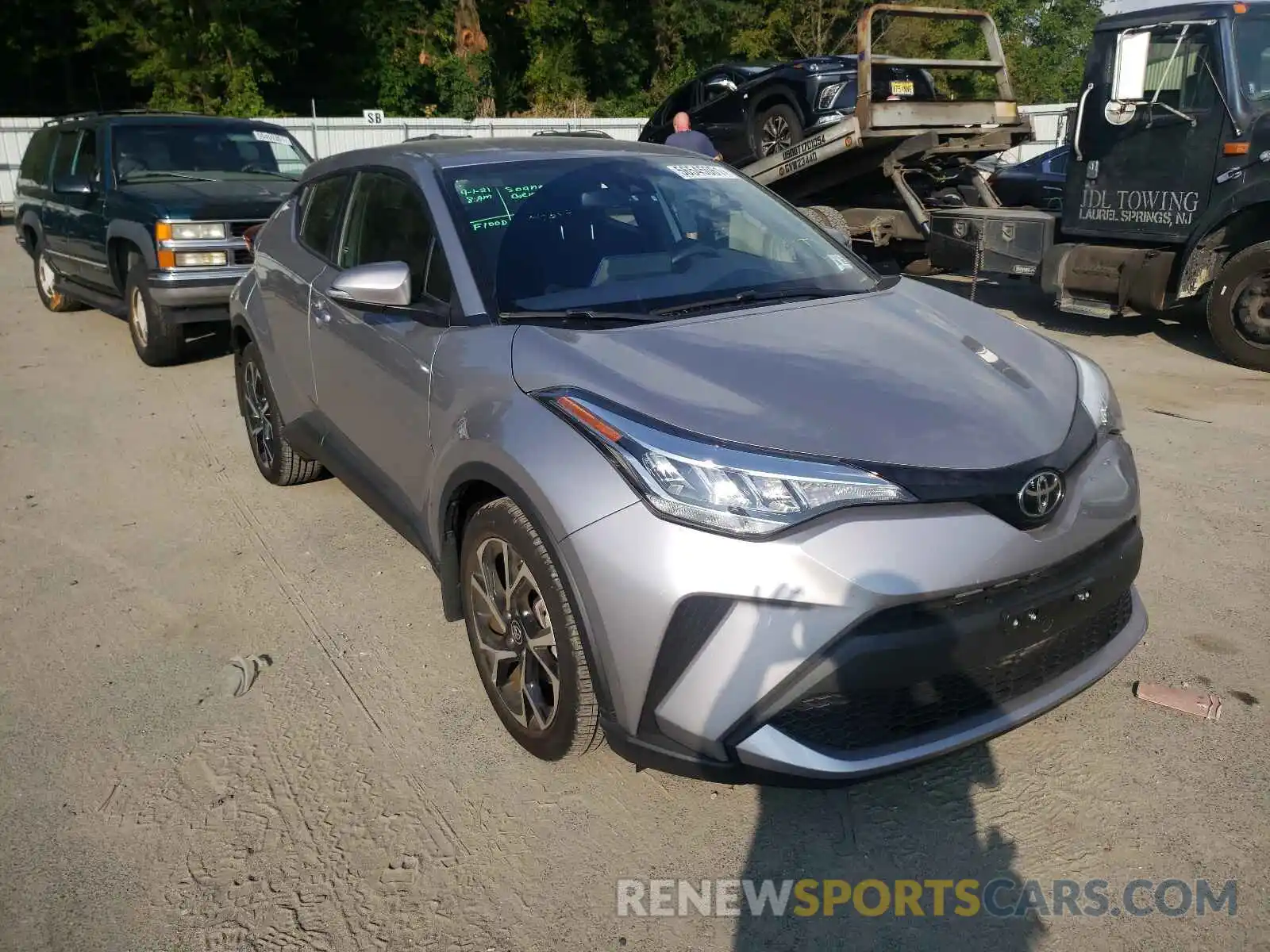 1 Photograph of a damaged car JTNKHMBX5L1089335 TOYOTA C-HR 2020