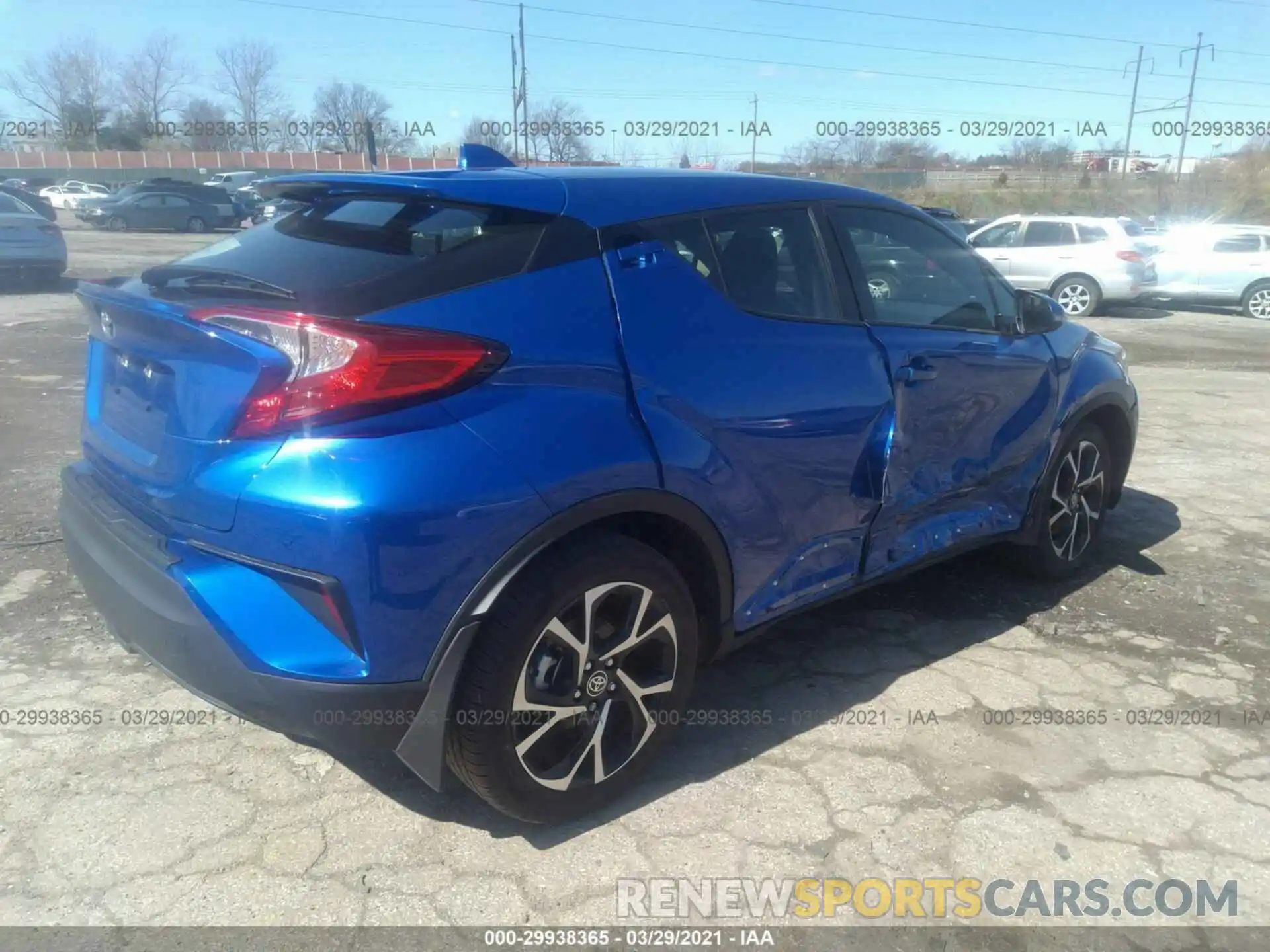 4 Photograph of a damaged car JTNKHMBX5L1091988 TOYOTA C-HR 2020