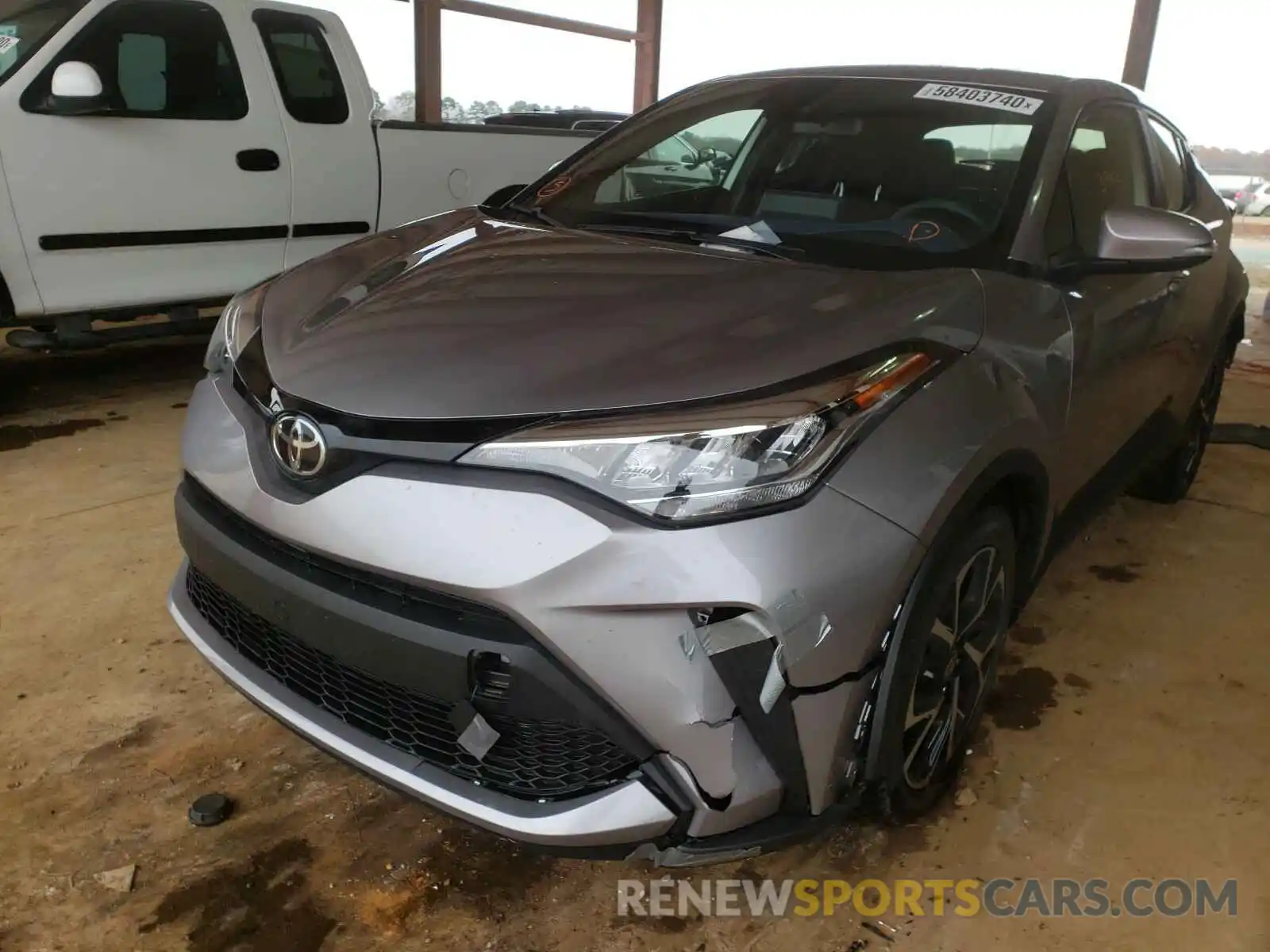 2 Photograph of a damaged car JTNKHMBX5L1092462 TOYOTA C-HR 2020