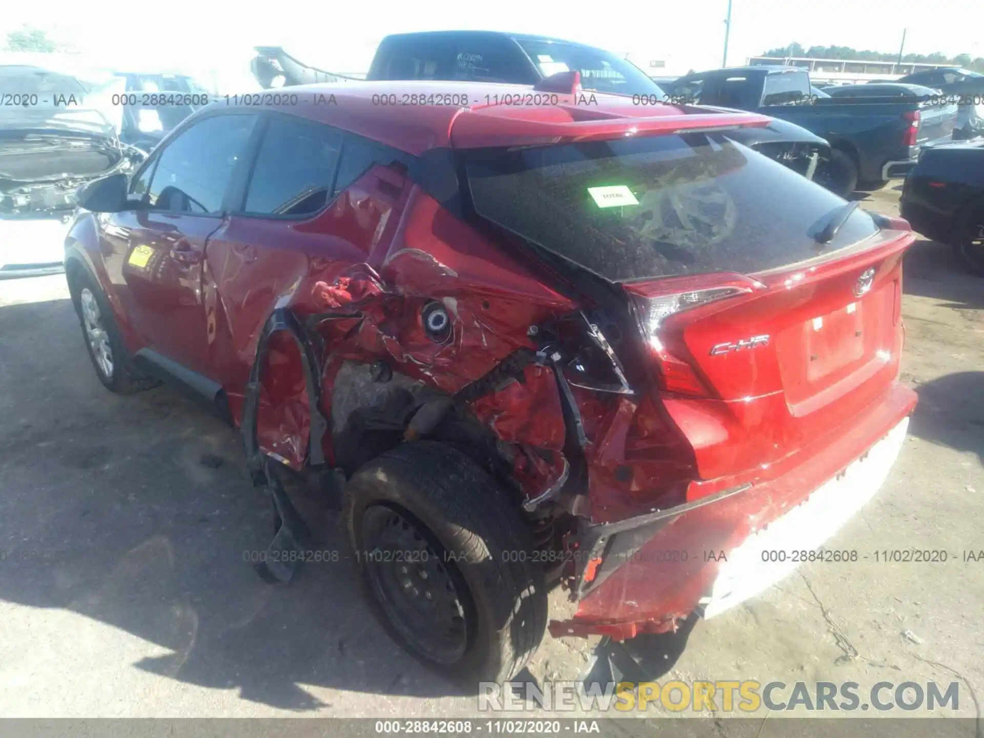 3 Photograph of a damaged car JTNKHMBX5L1092820 TOYOTA C-HR 2020