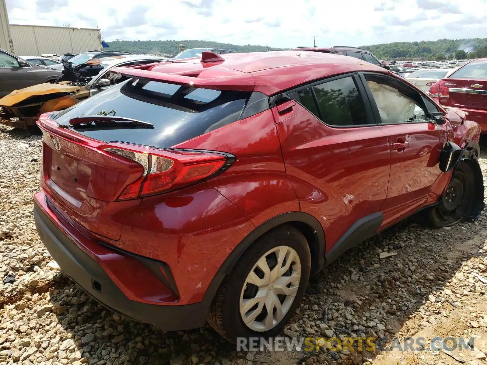 4 Photograph of a damaged car JTNKHMBX5L1093529 TOYOTA C-HR 2020