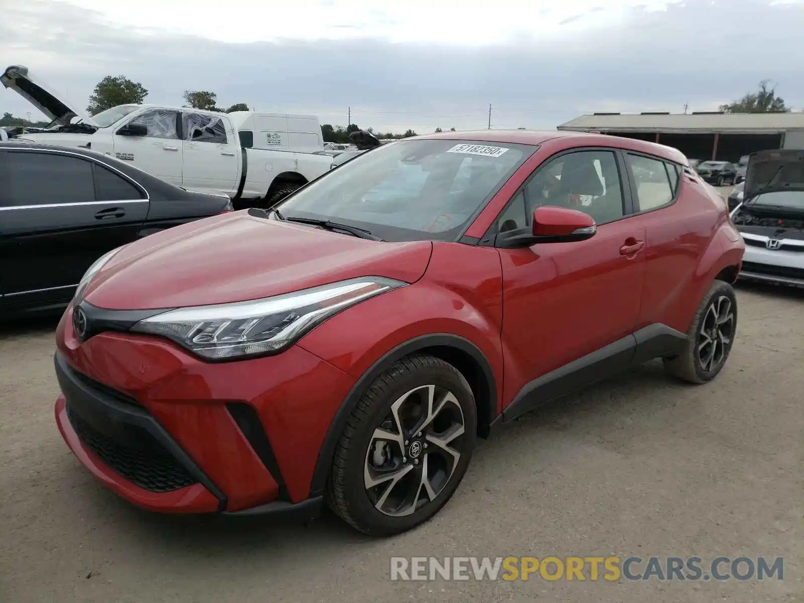 2 Photograph of a damaged car JTNKHMBX5L1094180 TOYOTA C-HR 2020