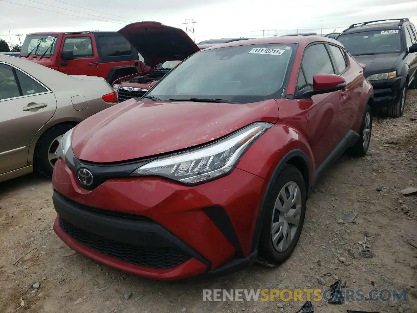 2 Photograph of a damaged car JTNKHMBX5L1094342 TOYOTA C-HR 2020