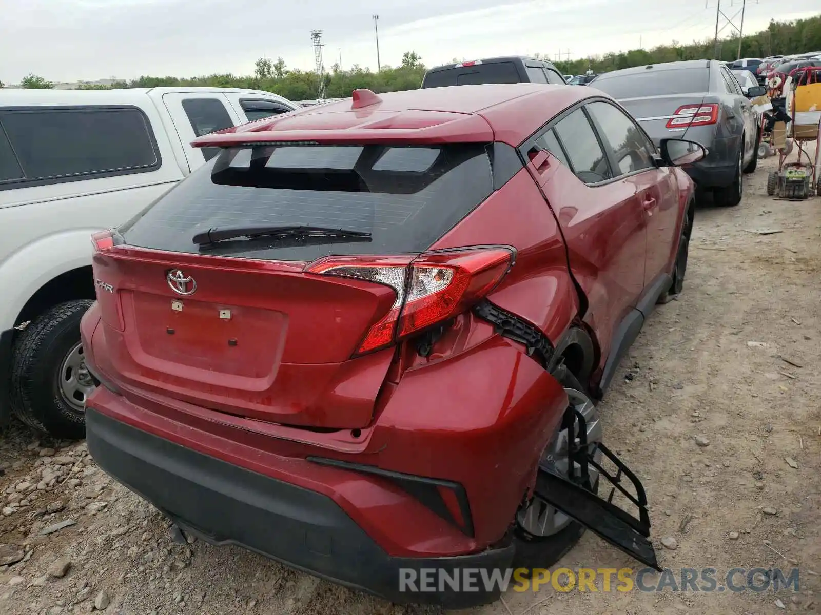 4 Photograph of a damaged car JTNKHMBX5L1094342 TOYOTA C-HR 2020