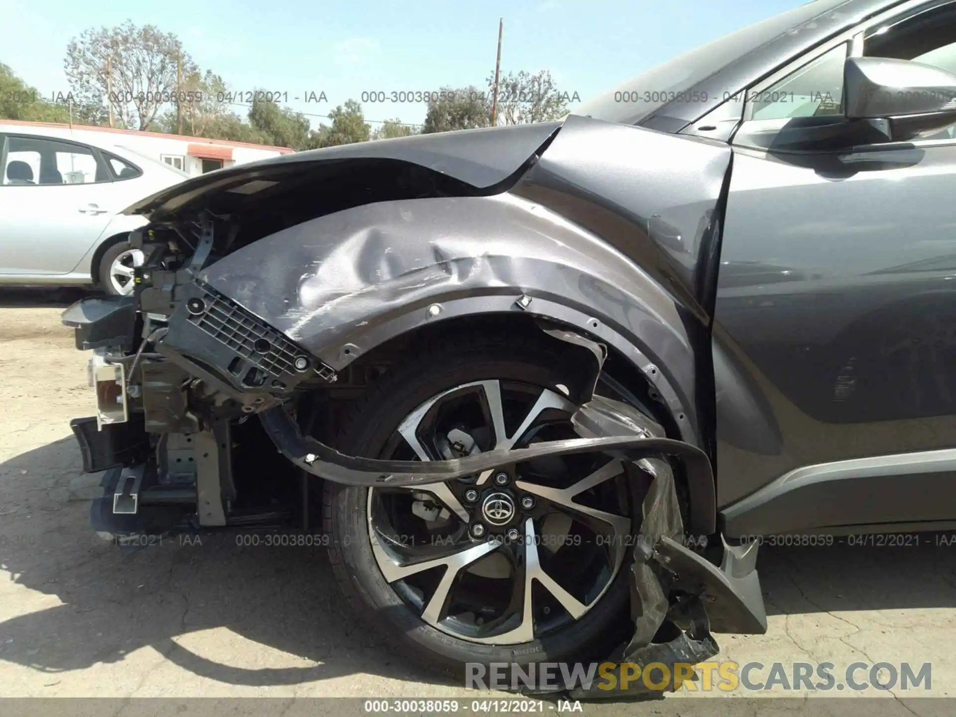 6 Photograph of a damaged car JTNKHMBX5L1094373 TOYOTA C-HR 2020