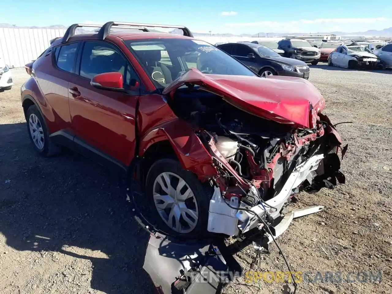 1 Photograph of a damaged car JTNKHMBX6L1063651 TOYOTA C-HR 2020