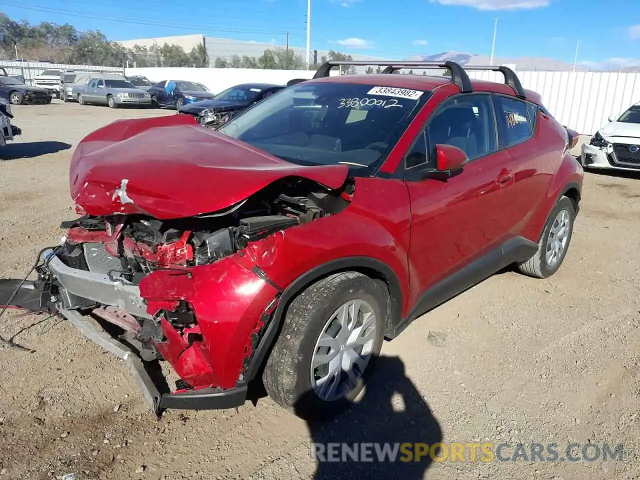 2 Photograph of a damaged car JTNKHMBX6L1063651 TOYOTA C-HR 2020