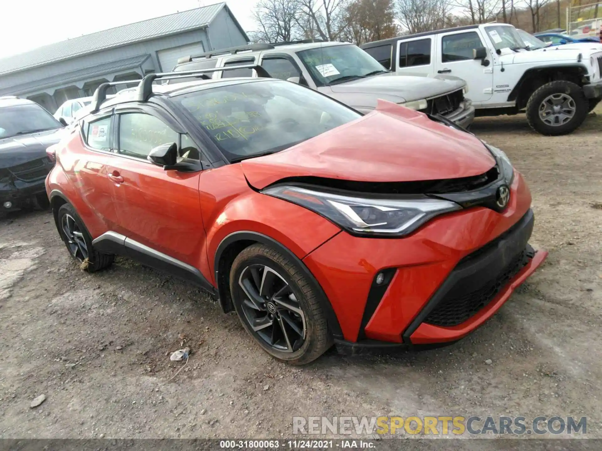 1 Photograph of a damaged car JTNKHMBX6L1066596 TOYOTA C-HR 2020