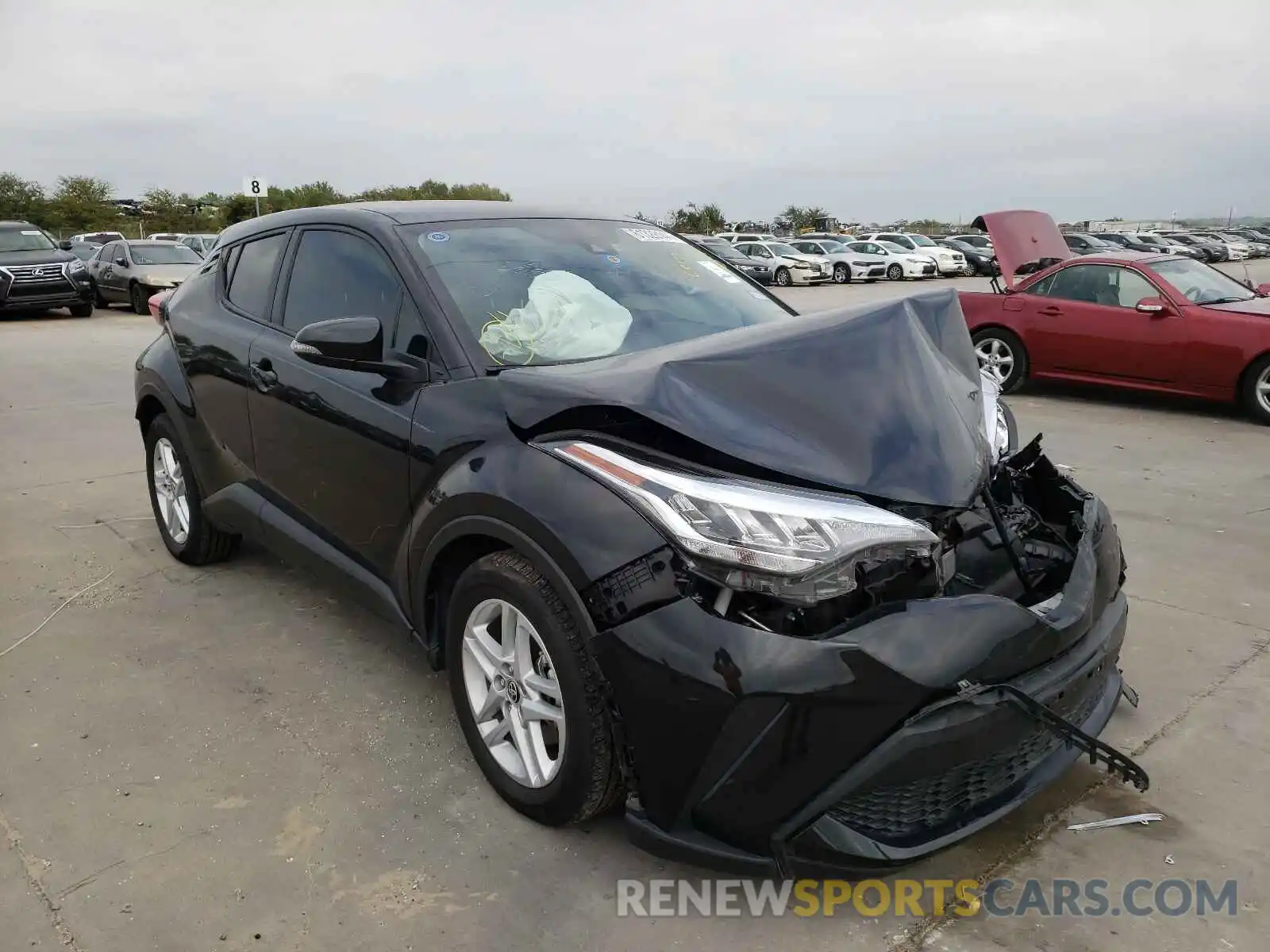 1 Photograph of a damaged car JTNKHMBX6L1068476 TOYOTA C-HR 2020