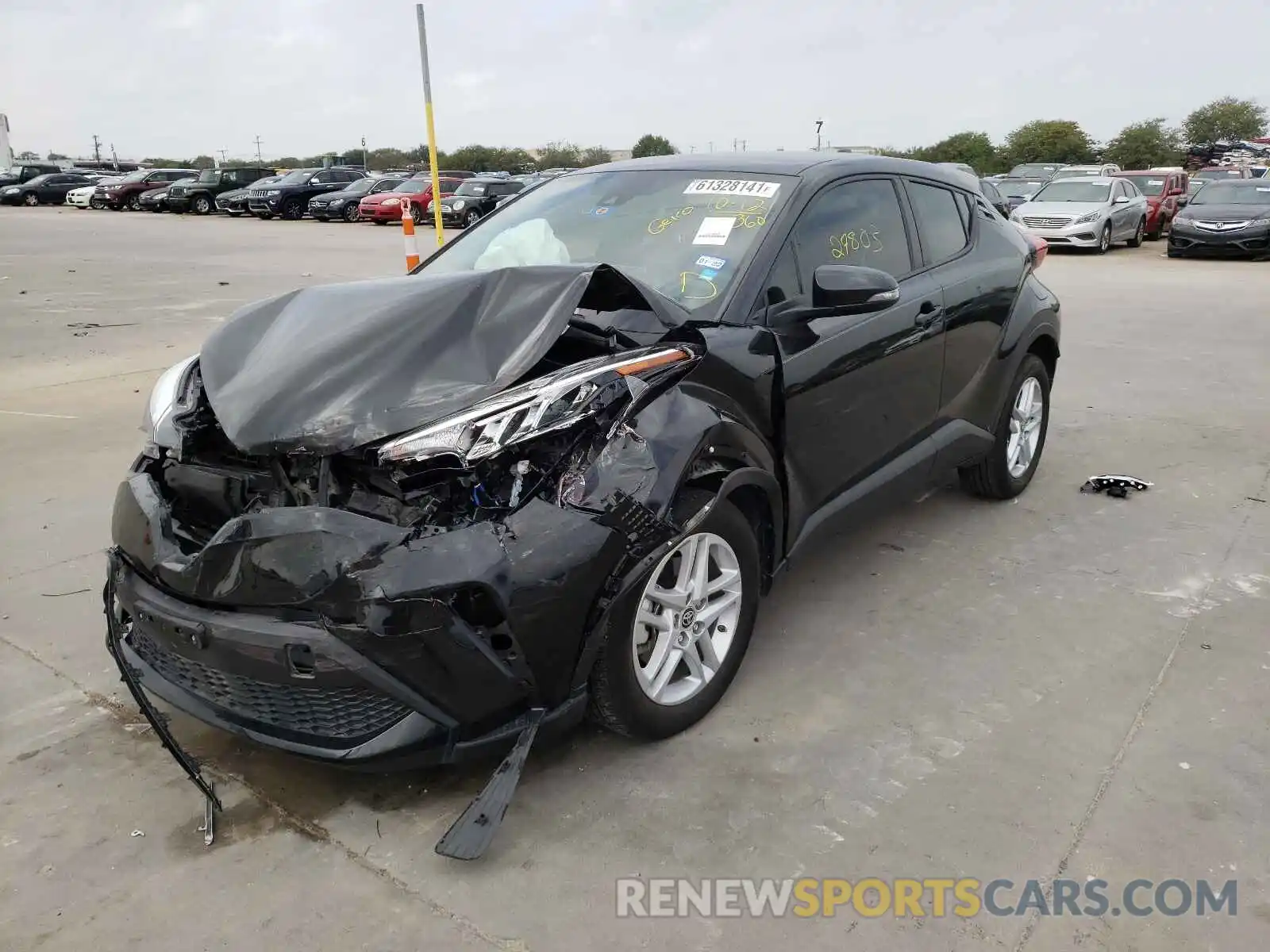 2 Photograph of a damaged car JTNKHMBX6L1068476 TOYOTA C-HR 2020