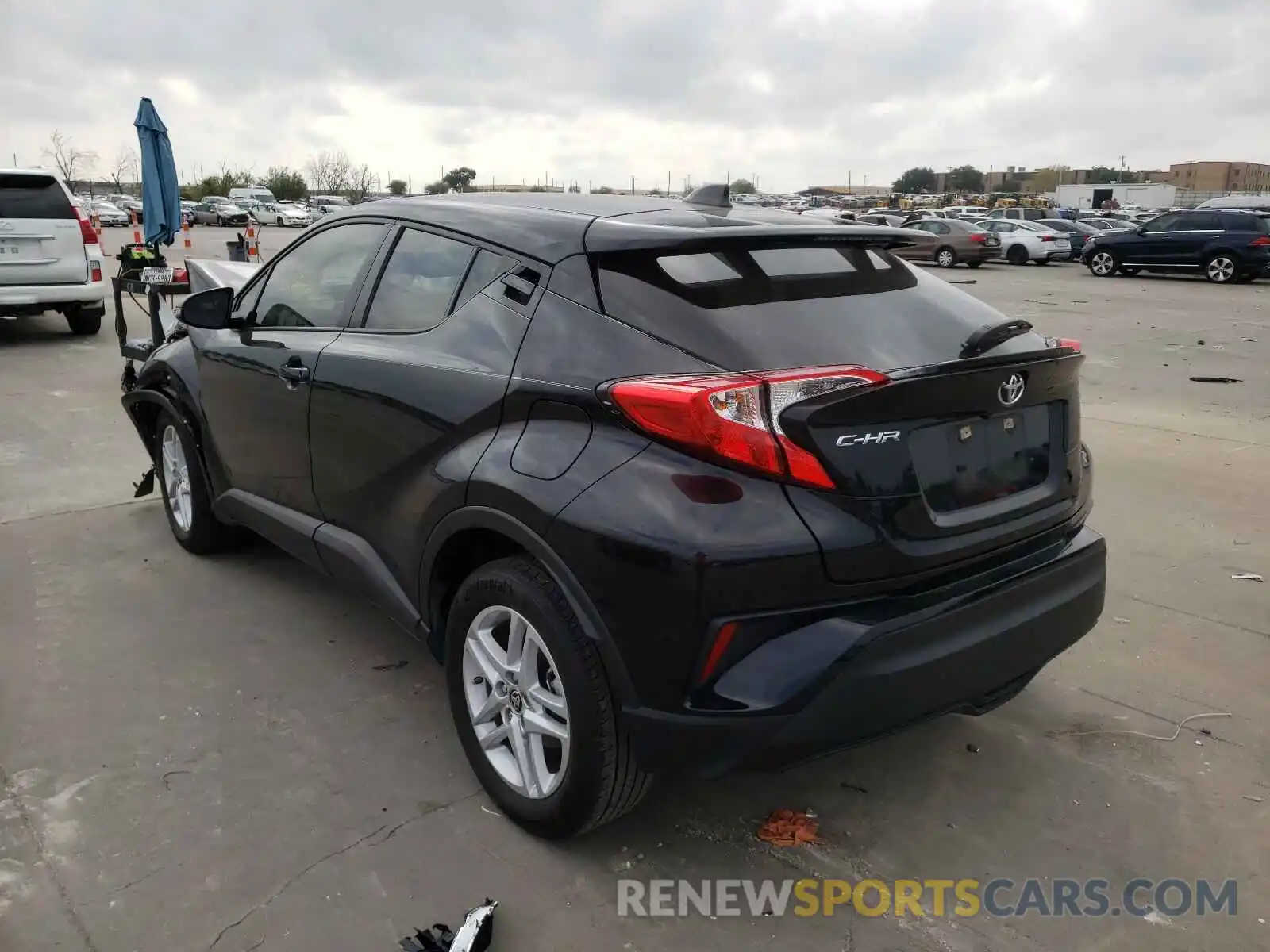 3 Photograph of a damaged car JTNKHMBX6L1068476 TOYOTA C-HR 2020