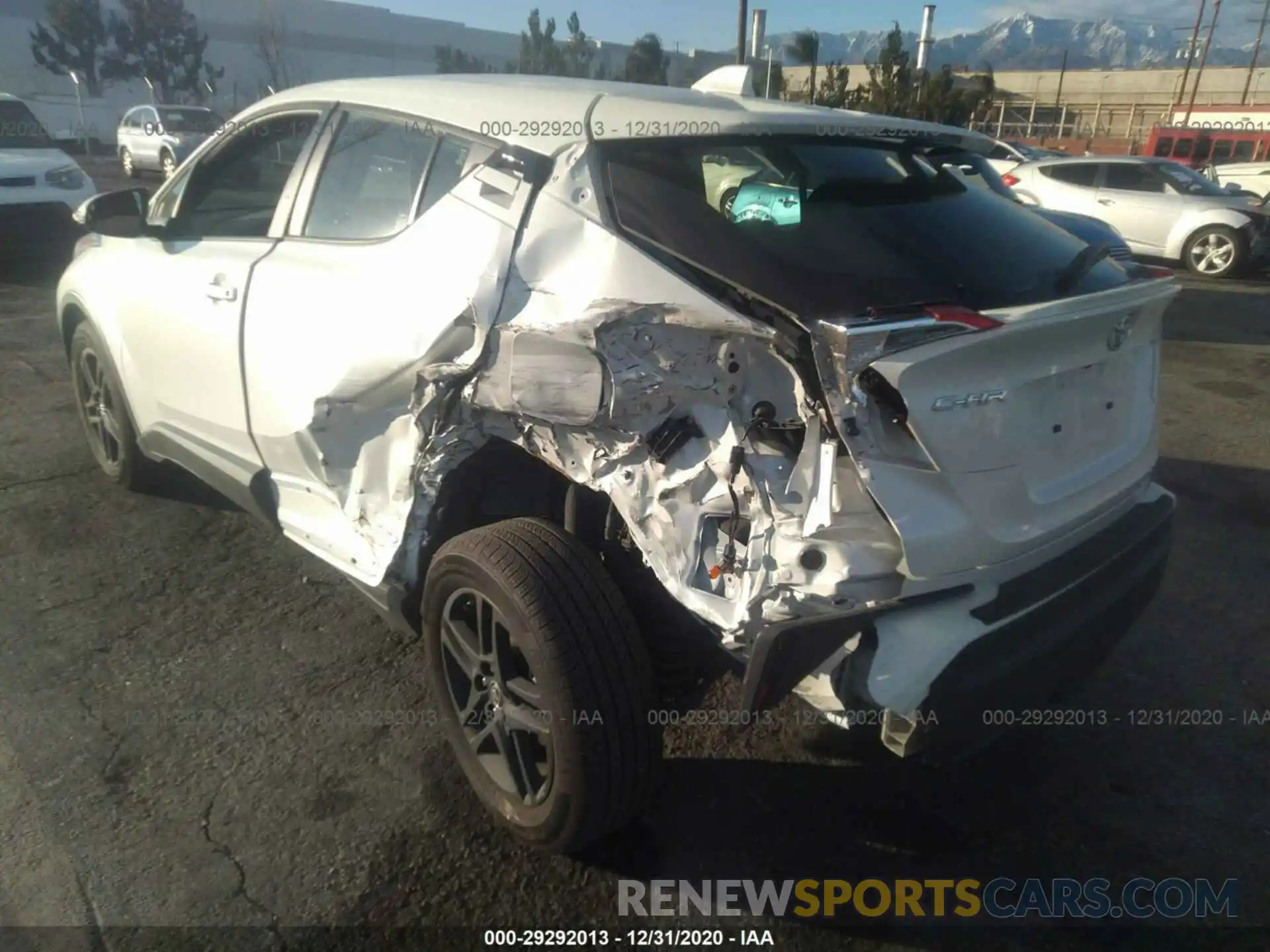 3 Photograph of a damaged car JTNKHMBX6L1069143 TOYOTA C-HR 2020