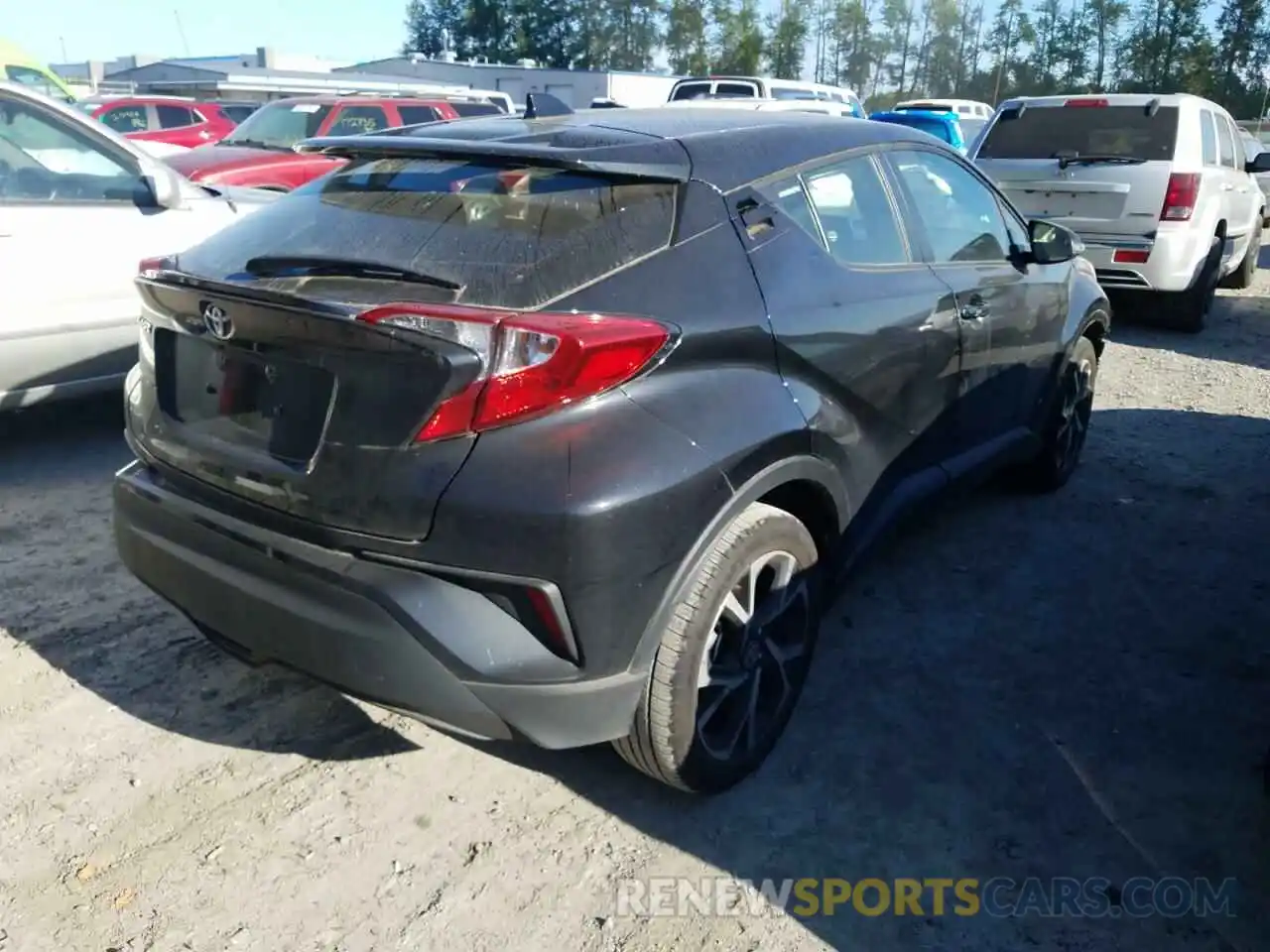 4 Фотография поврежденного автомобиля JTNKHMBX6L1070101 TOYOTA C-HR 2020