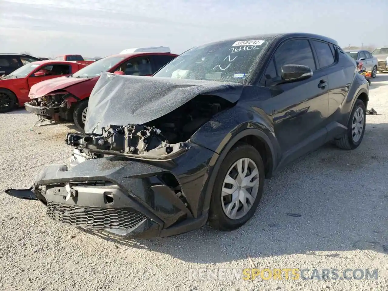 2 Photograph of a damaged car JTNKHMBX6L1070275 TOYOTA C-HR 2020