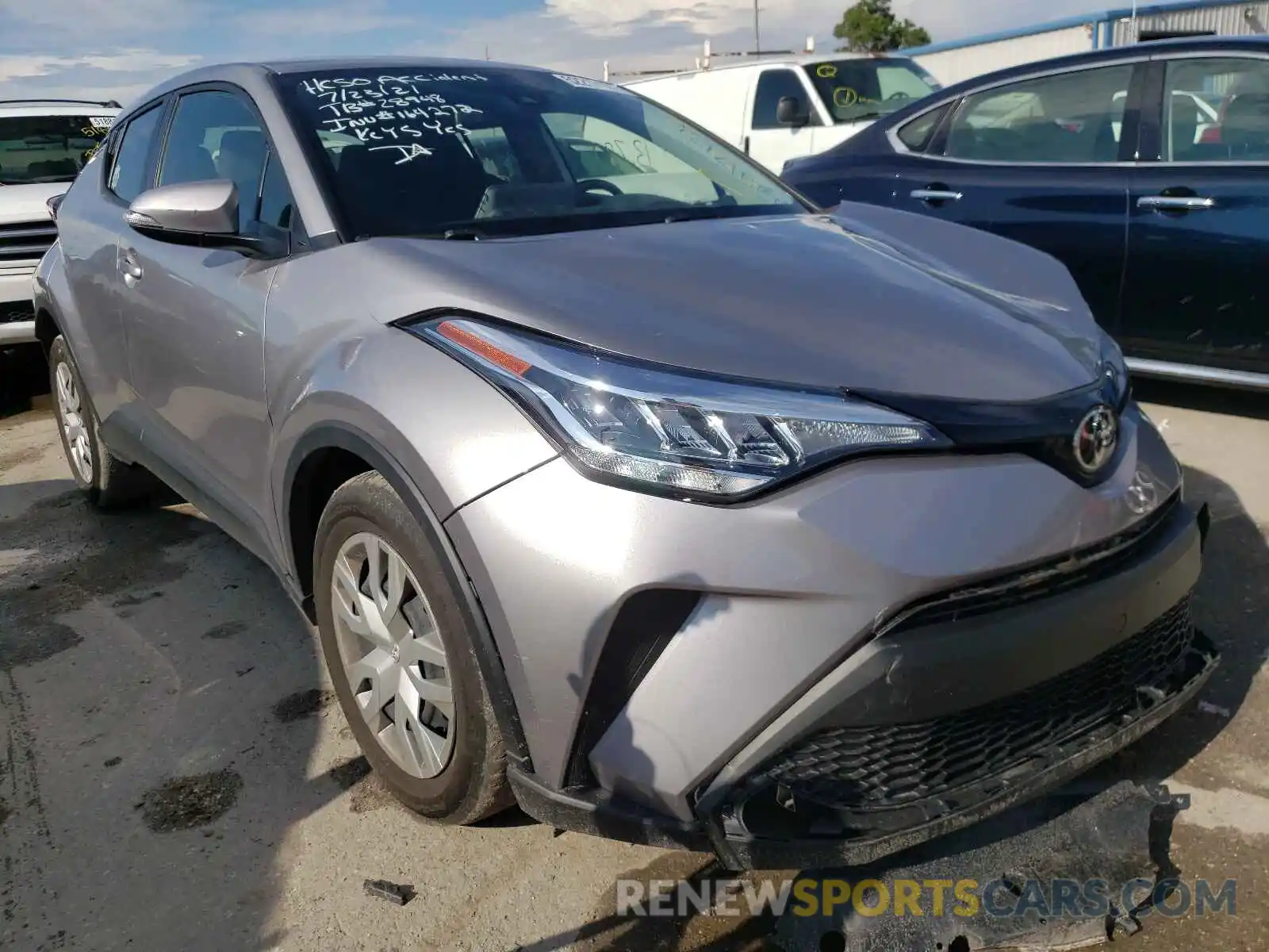 1 Photograph of a damaged car JTNKHMBX6L1070843 TOYOTA C-HR 2020