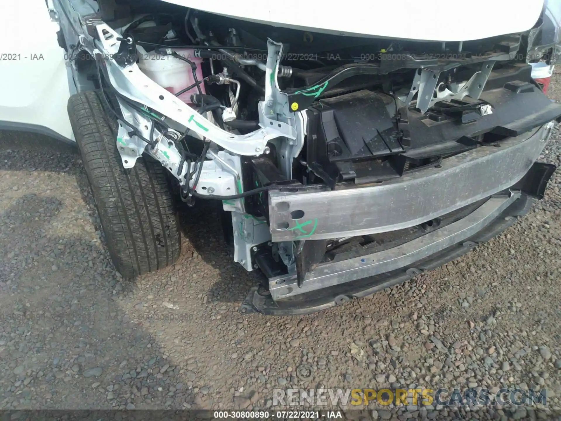 6 Photograph of a damaged car JTNKHMBX6L1071054 TOYOTA C-HR 2020