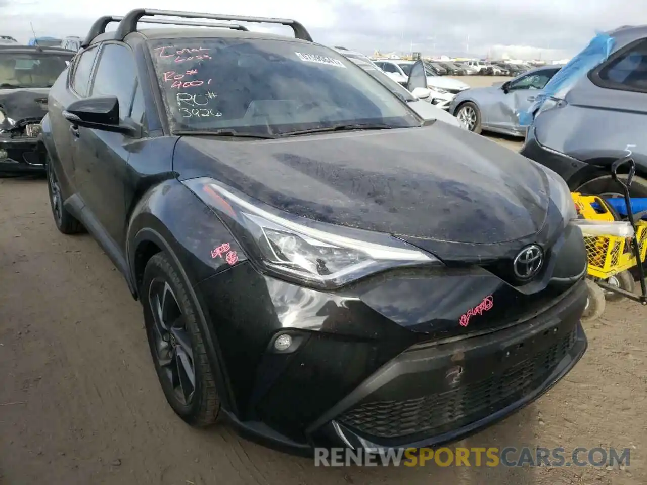 1 Photograph of a damaged car JTNKHMBX6L1072589 TOYOTA C-HR 2020