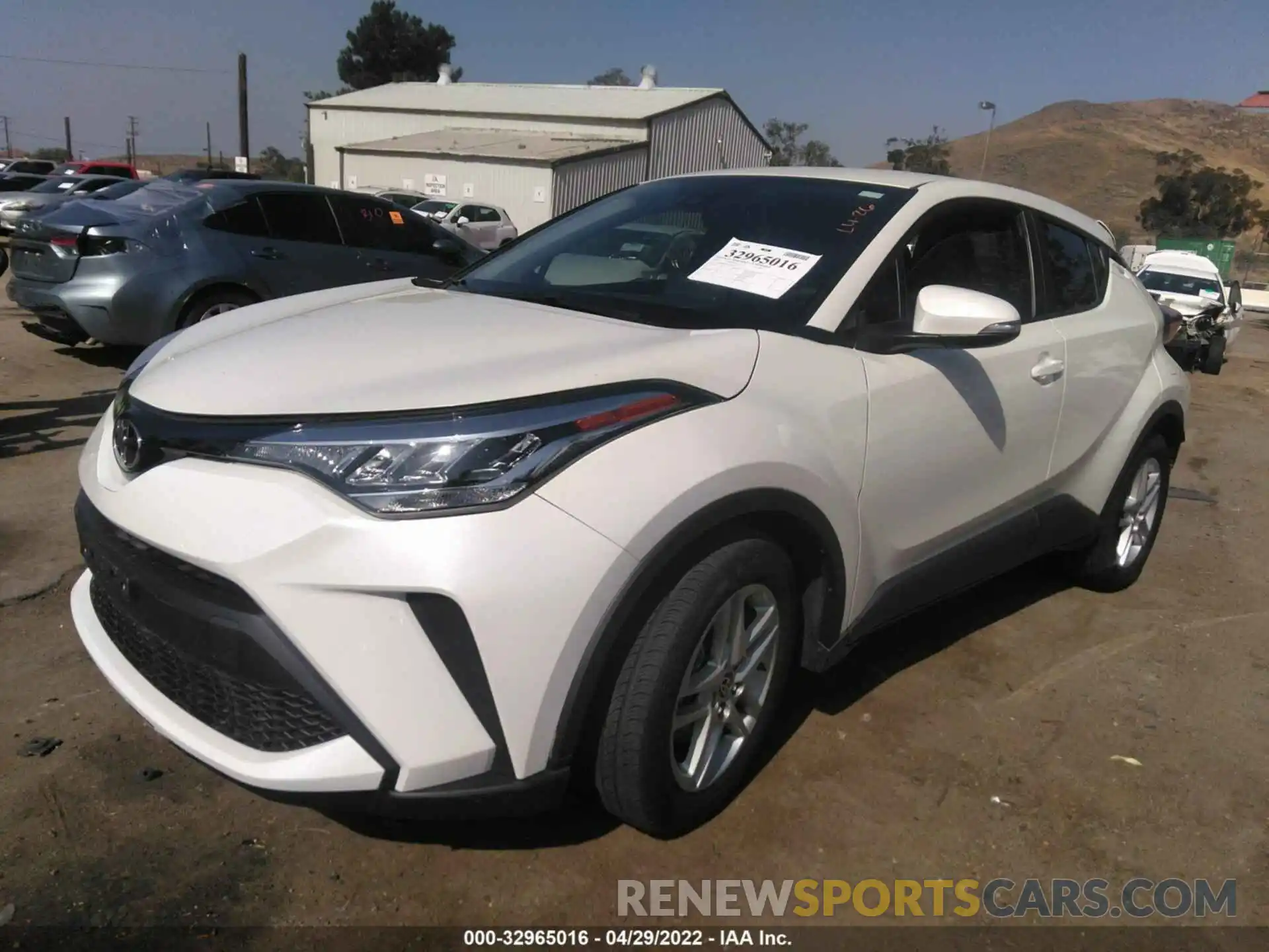 2 Photograph of a damaged car JTNKHMBX6L1073063 TOYOTA C-HR 2020