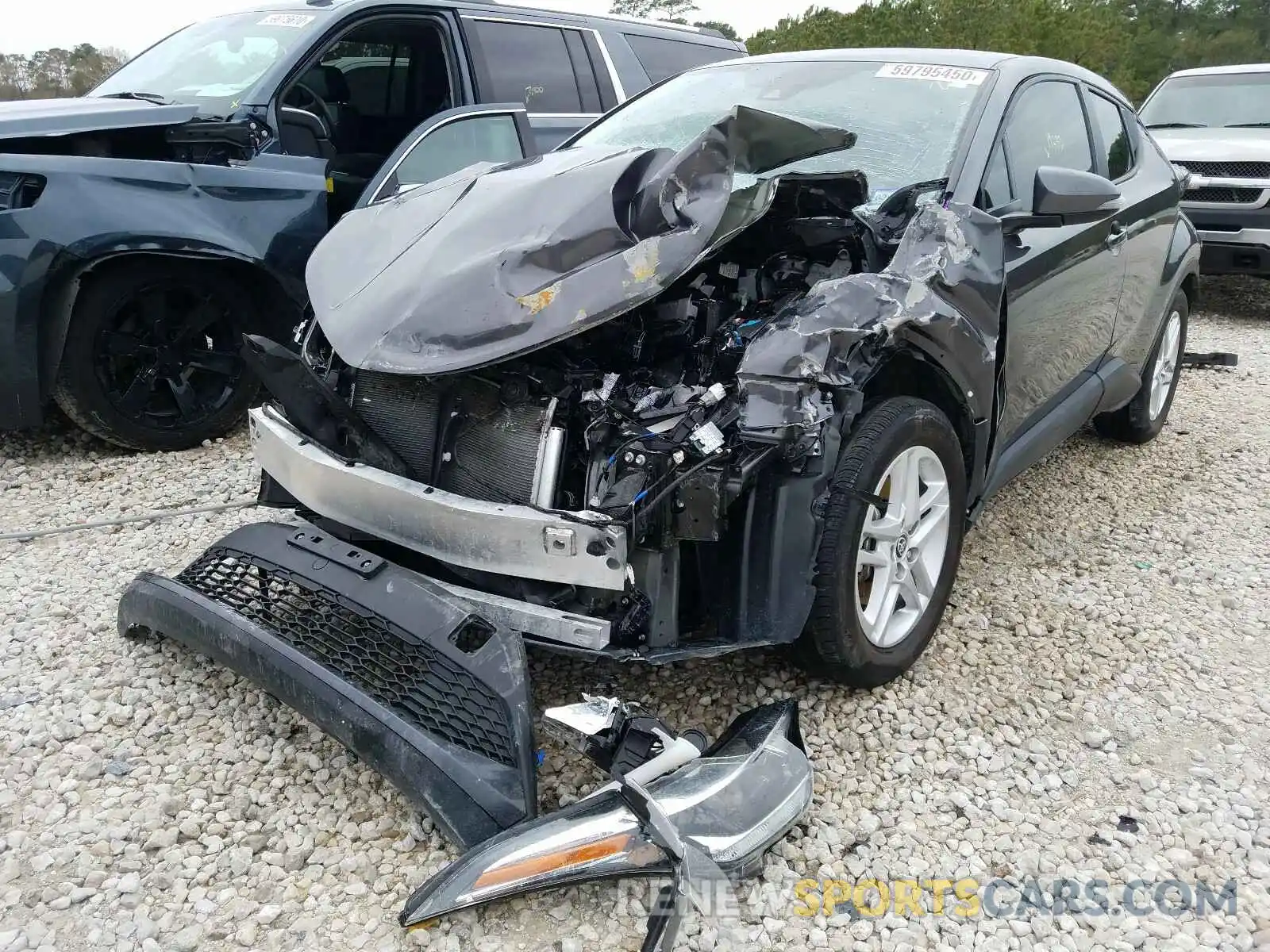 2 Фотография поврежденного автомобиля JTNKHMBX6L1073323 TOYOTA C-HR 2020