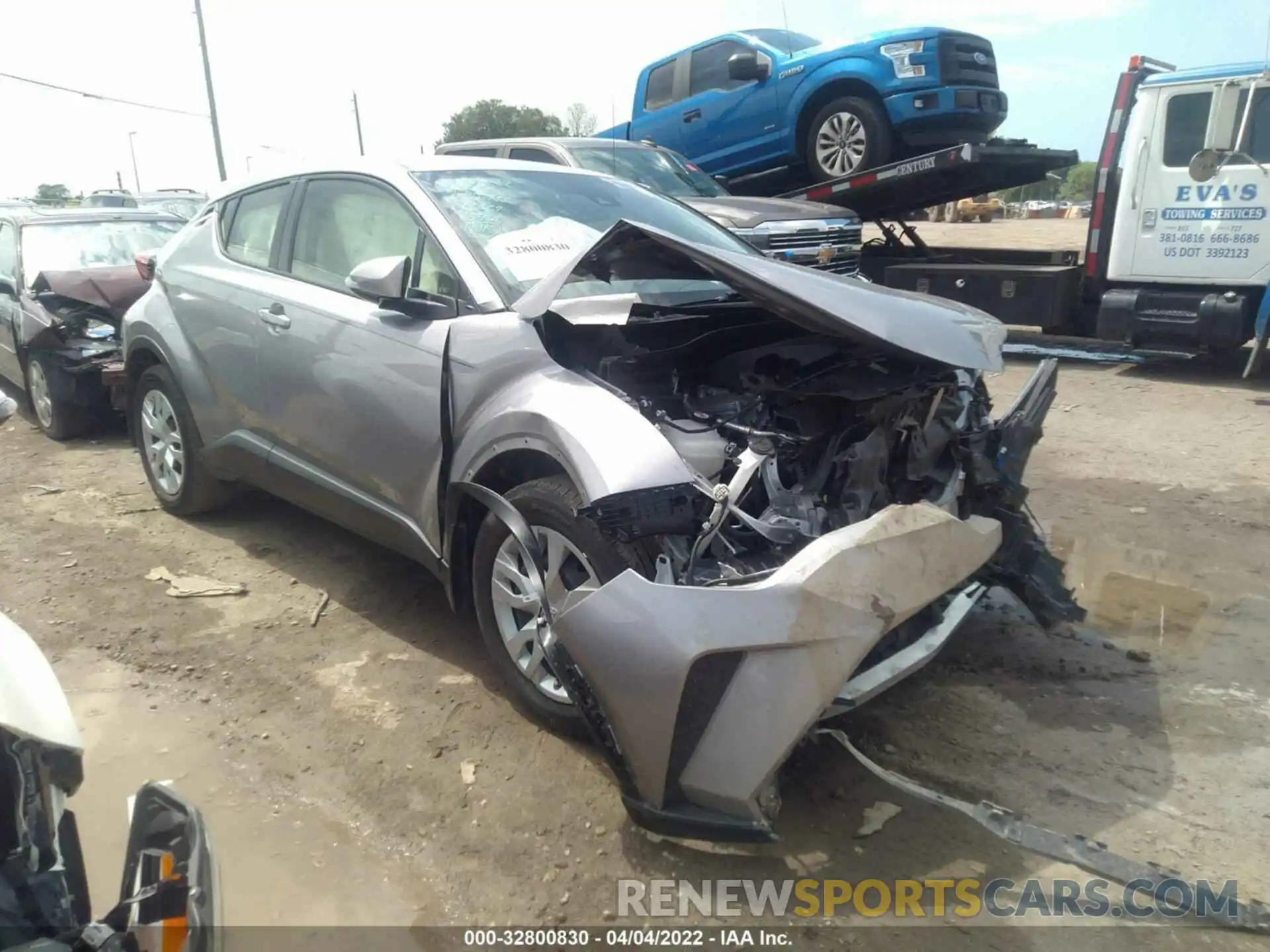 1 Photograph of a damaged car JTNKHMBX6L1073368 TOYOTA C-HR 2020