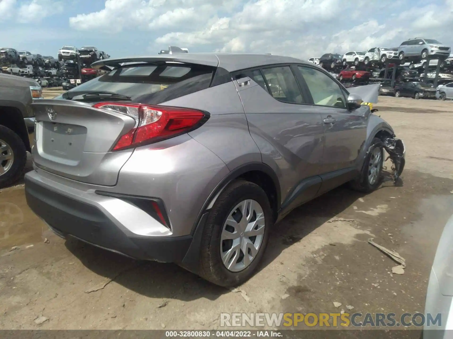 4 Photograph of a damaged car JTNKHMBX6L1073368 TOYOTA C-HR 2020