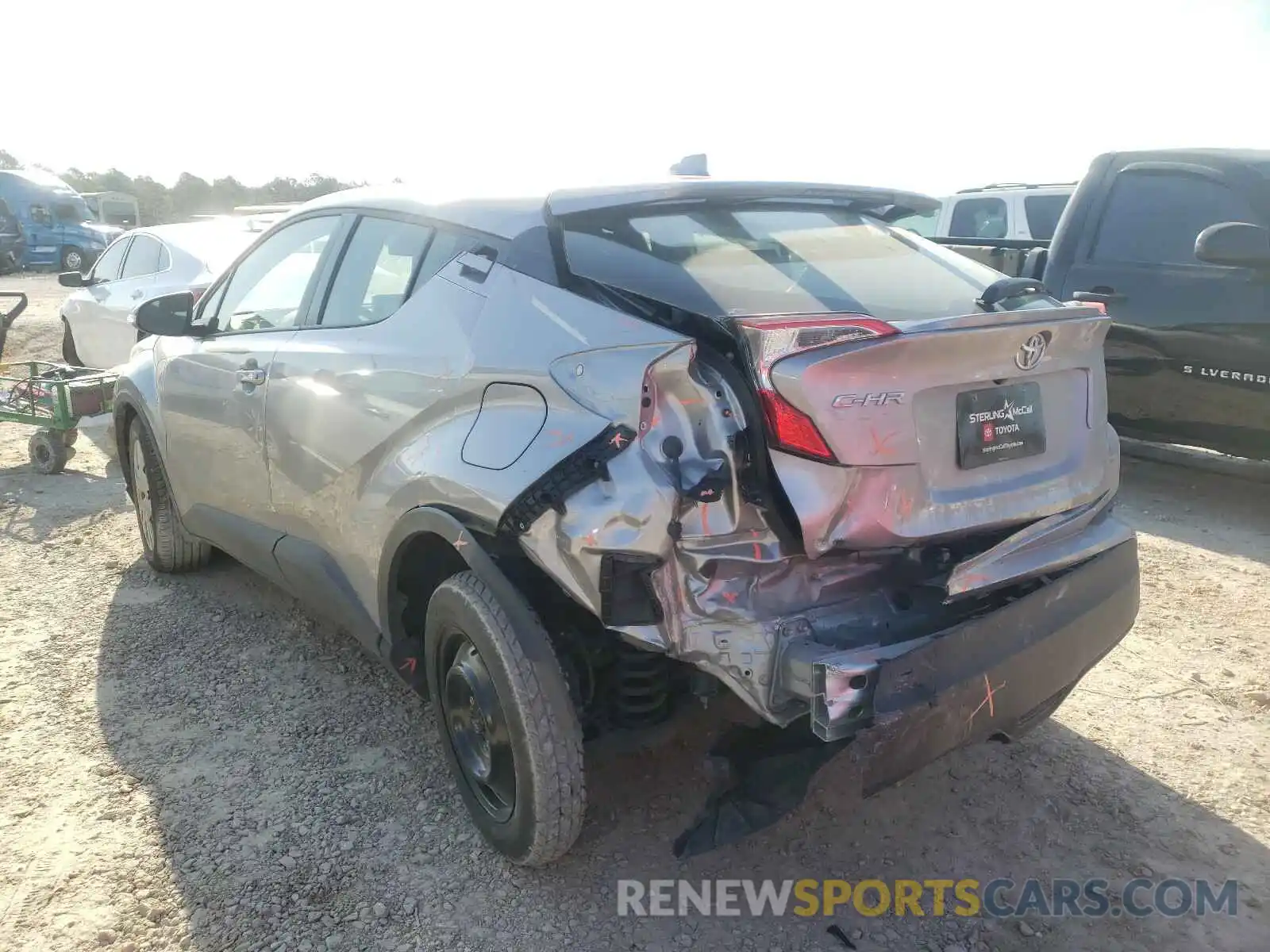 3 Photograph of a damaged car JTNKHMBX6L1075332 TOYOTA C-HR 2020