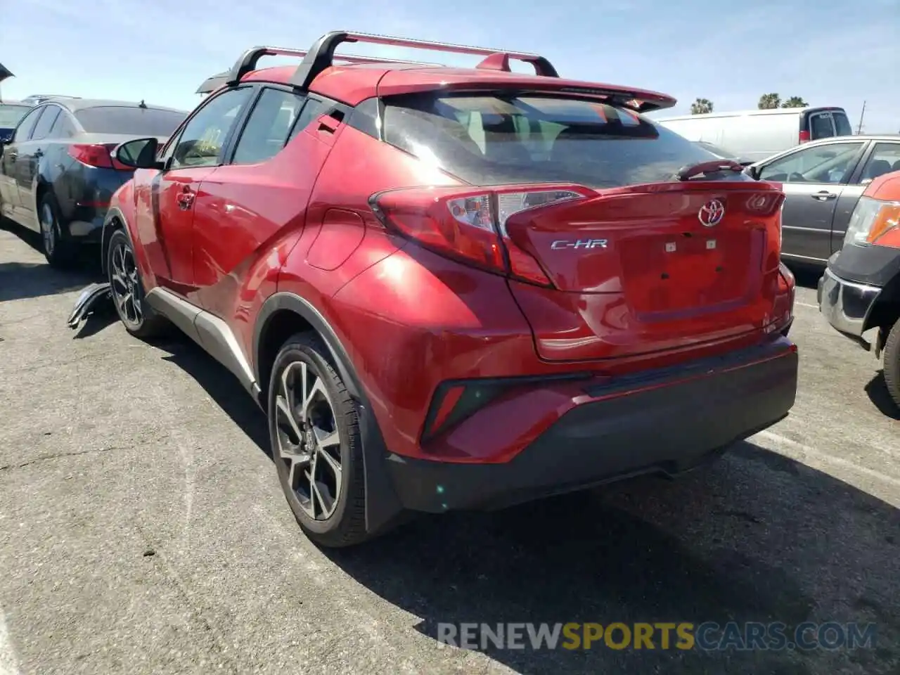 3 Photograph of a damaged car JTNKHMBX6L1075802 TOYOTA C-HR 2020