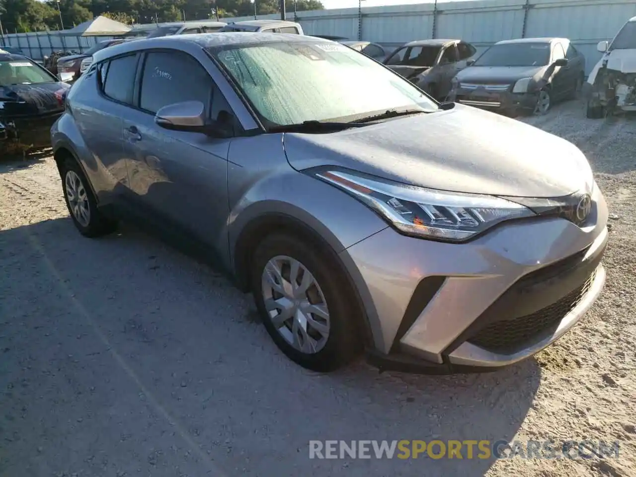 1 Photograph of a damaged car JTNKHMBX6L1077064 TOYOTA C-HR 2020