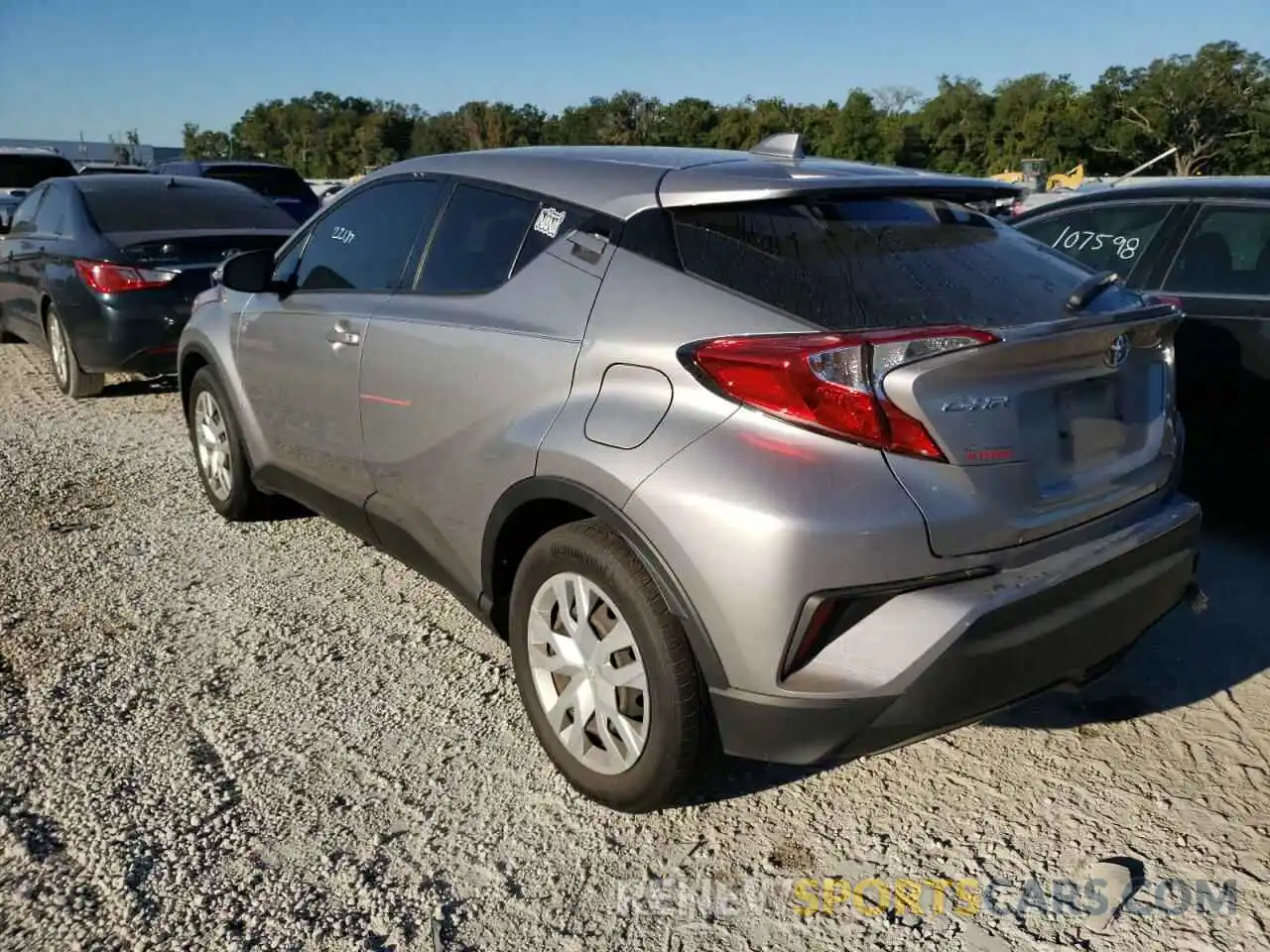 3 Photograph of a damaged car JTNKHMBX6L1077064 TOYOTA C-HR 2020