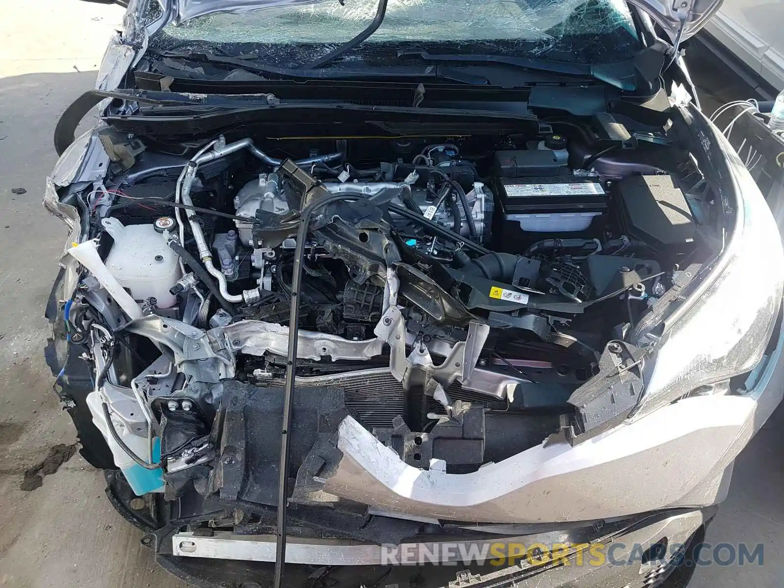7 Фотография поврежденного автомобиля JTNKHMBX6L1077159 TOYOTA C-HR 2020