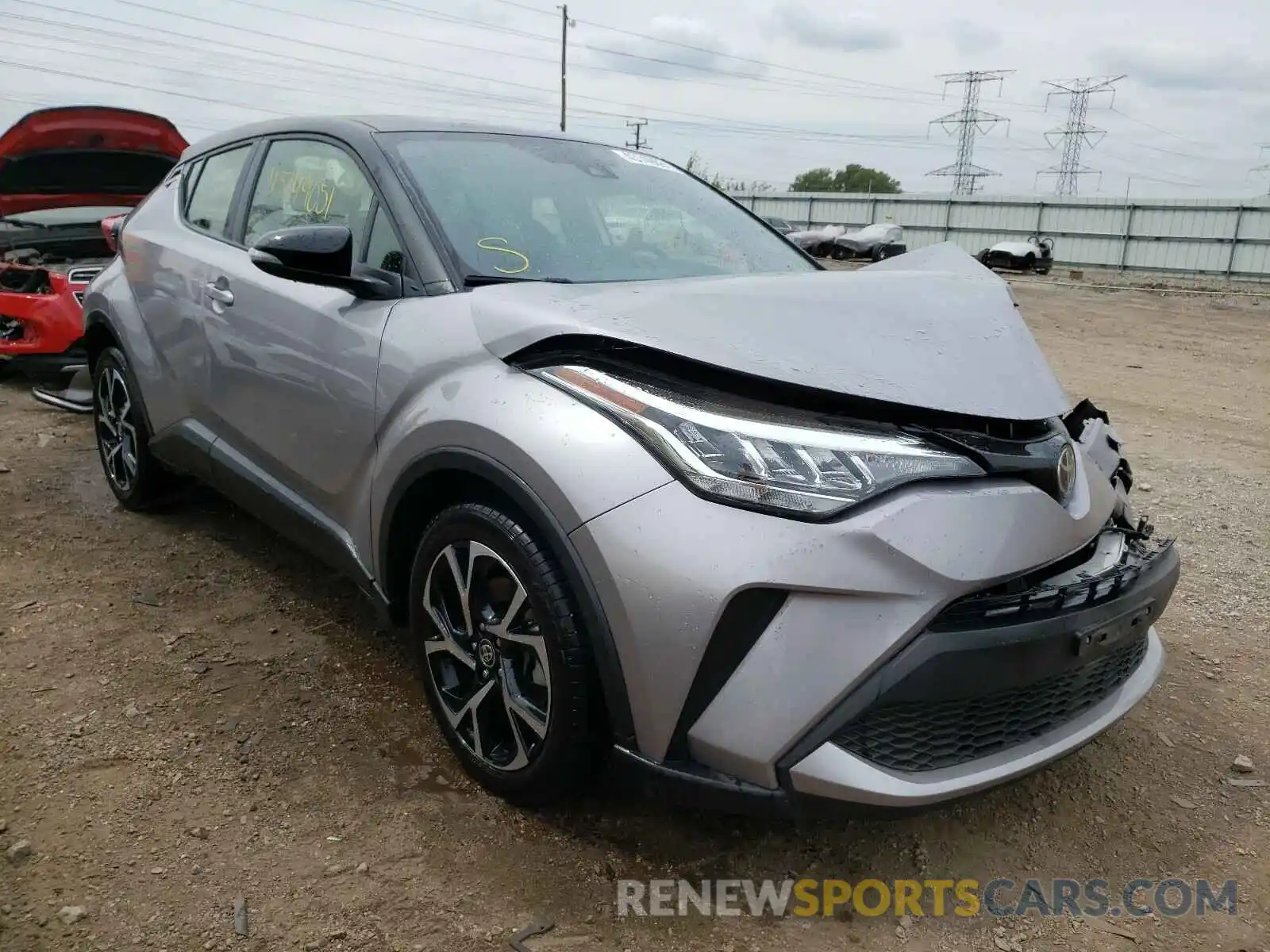 1 Photograph of a damaged car JTNKHMBX6L1077730 TOYOTA C-HR 2020