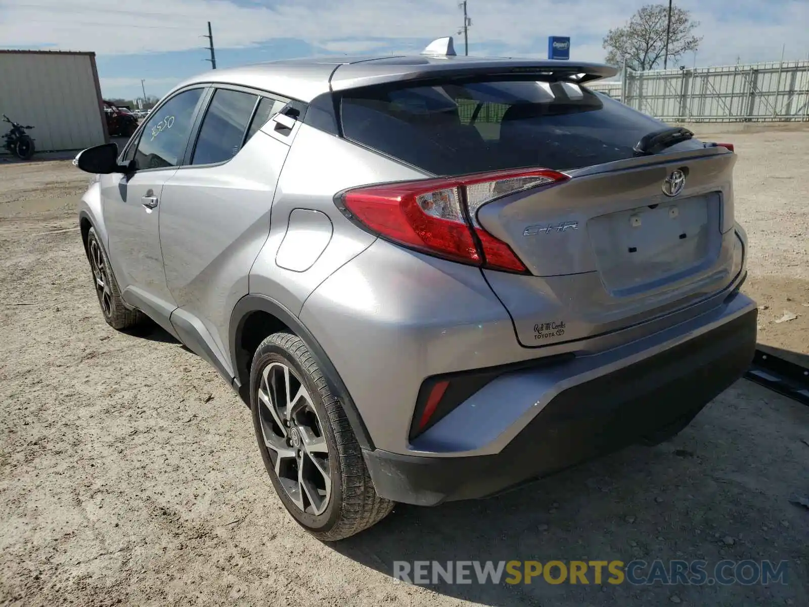 3 Photograph of a damaged car JTNKHMBX6L1078411 TOYOTA C-HR 2020