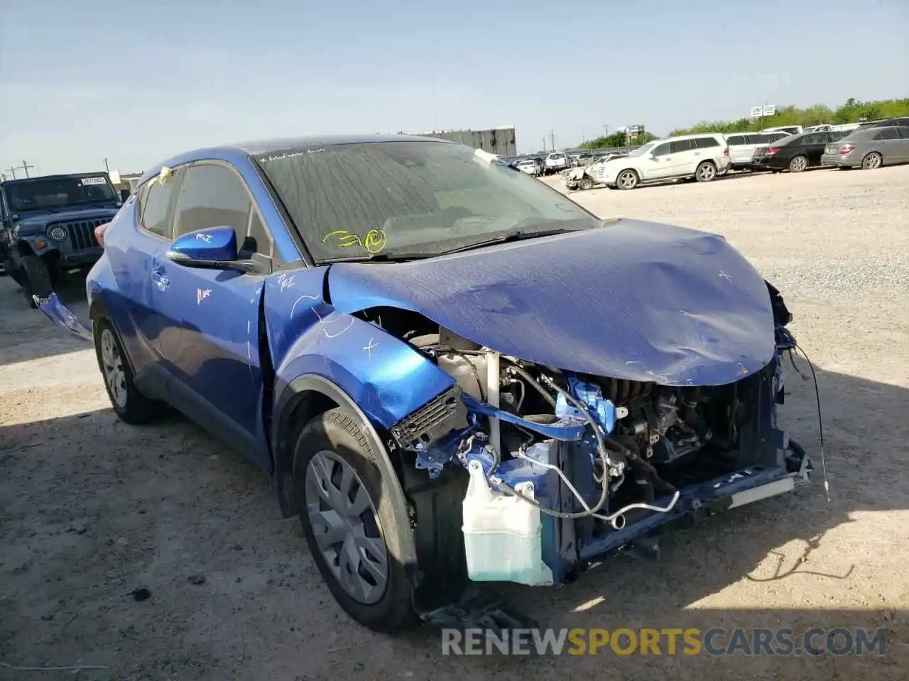 1 Photograph of a damaged car JTNKHMBX6L1078554 TOYOTA C-HR 2020