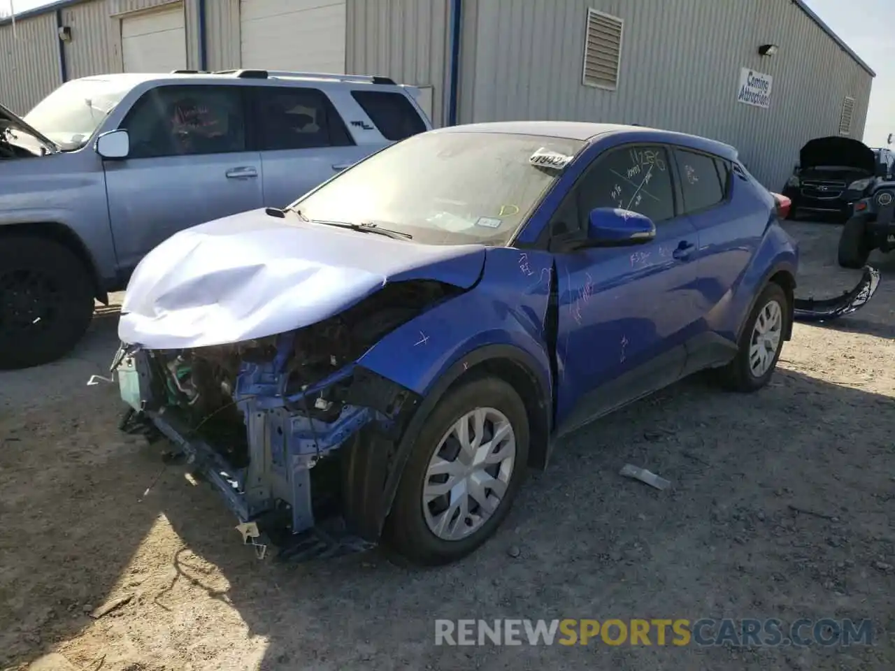 2 Photograph of a damaged car JTNKHMBX6L1078554 TOYOTA C-HR 2020