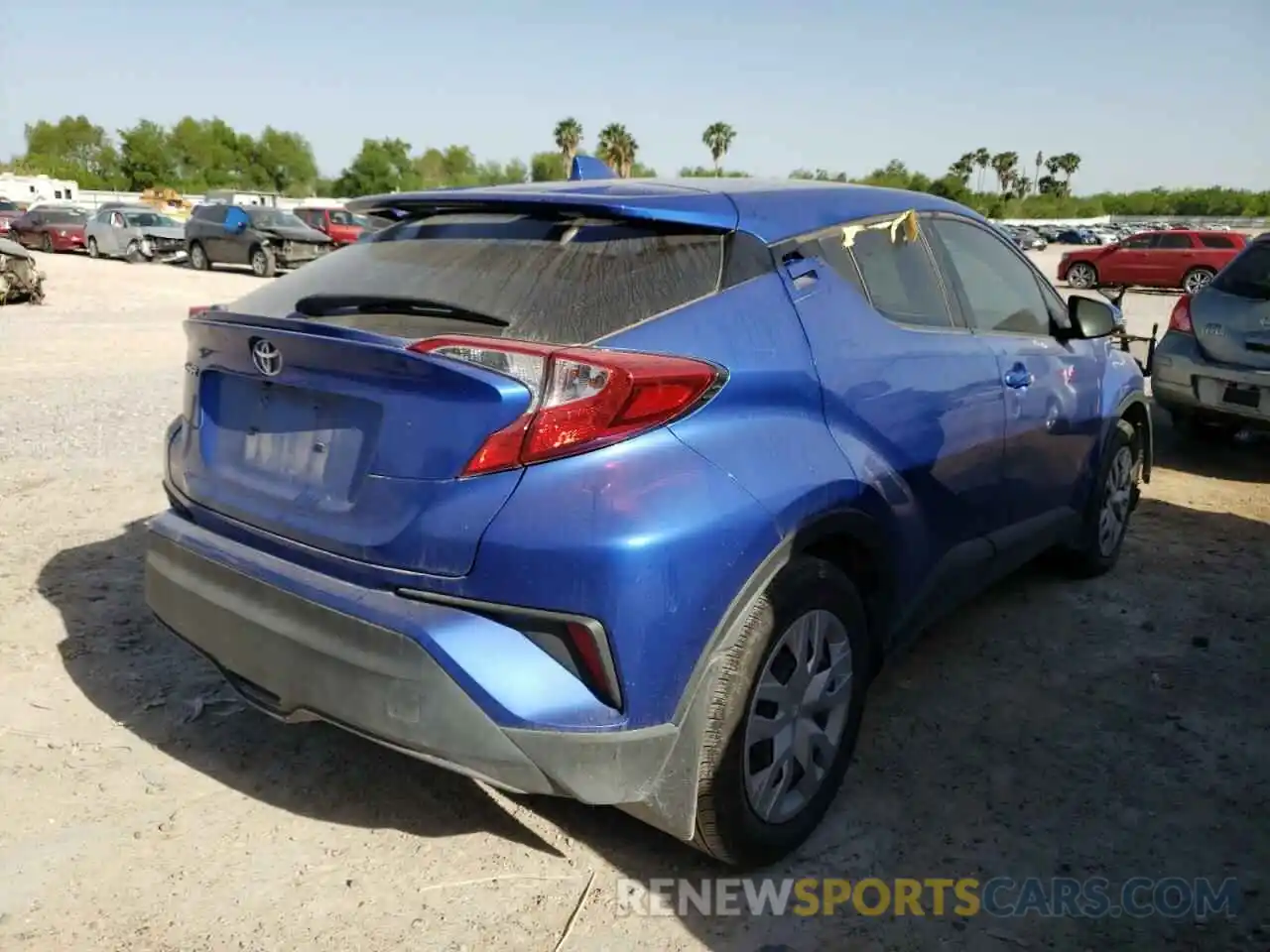 4 Photograph of a damaged car JTNKHMBX6L1078554 TOYOTA C-HR 2020