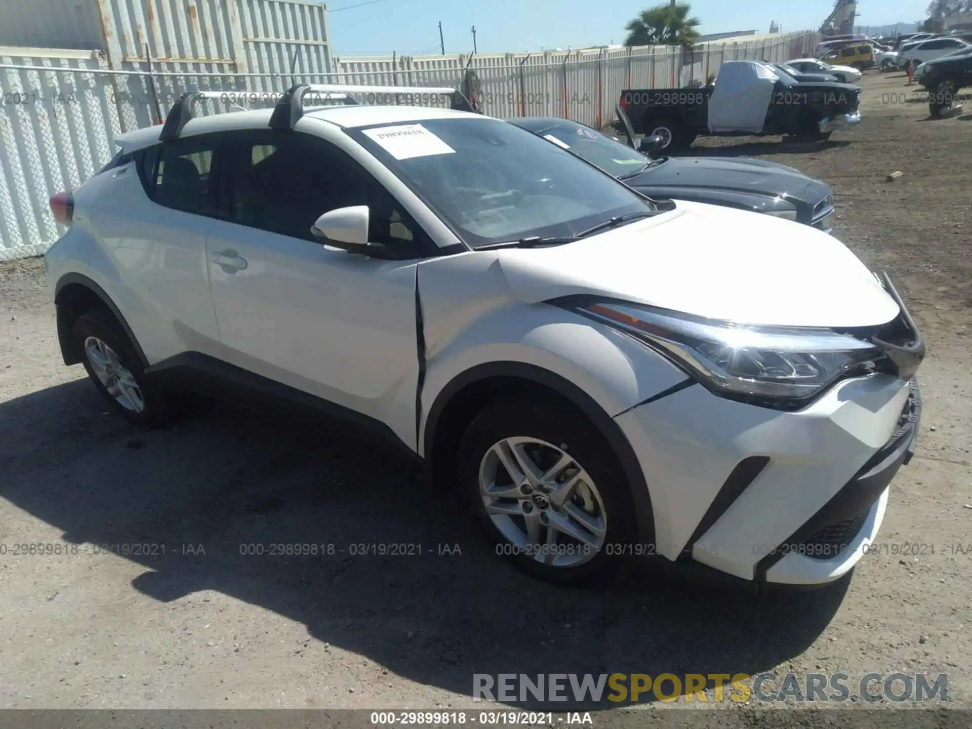 1 Photograph of a damaged car JTNKHMBX6L1079784 TOYOTA C-HR 2020