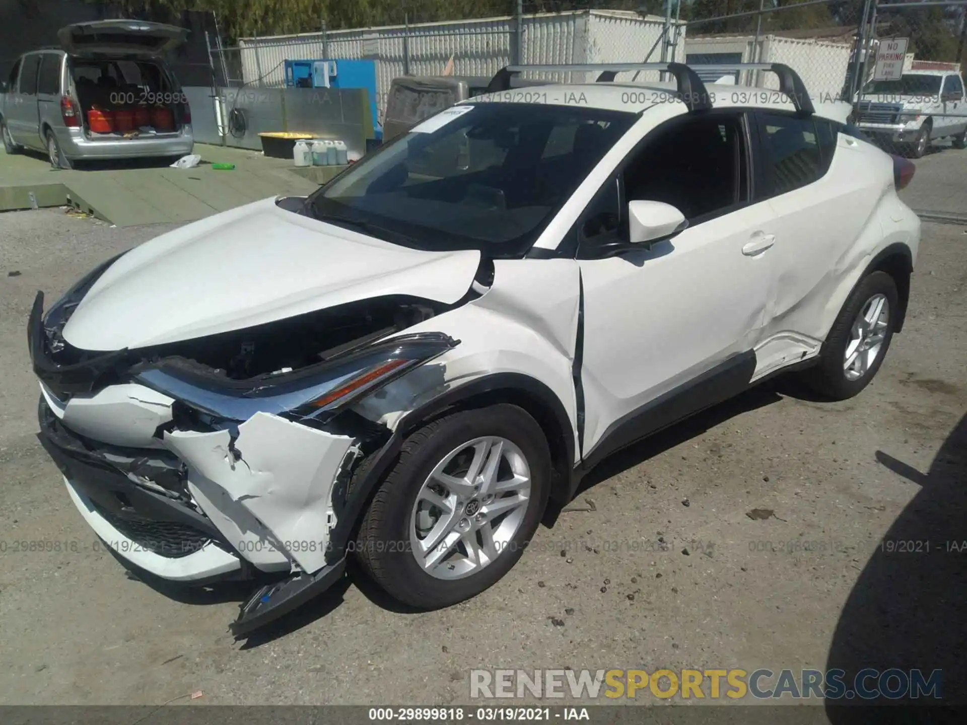 2 Photograph of a damaged car JTNKHMBX6L1079784 TOYOTA C-HR 2020