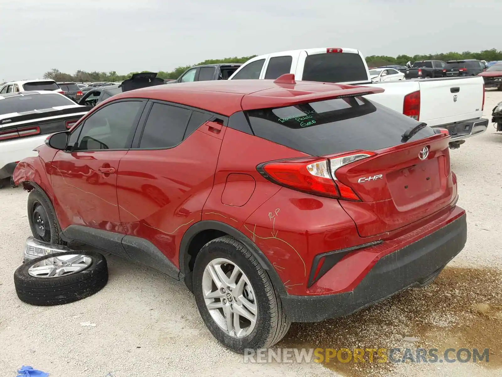 3 Photograph of a damaged car JTNKHMBX6L1081132 TOYOTA C-HR 2020