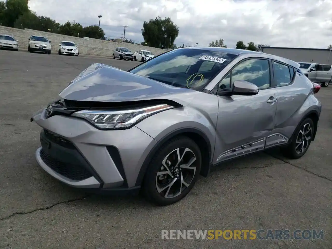 2 Photograph of a damaged car JTNKHMBX6L1081440 TOYOTA C-HR 2020