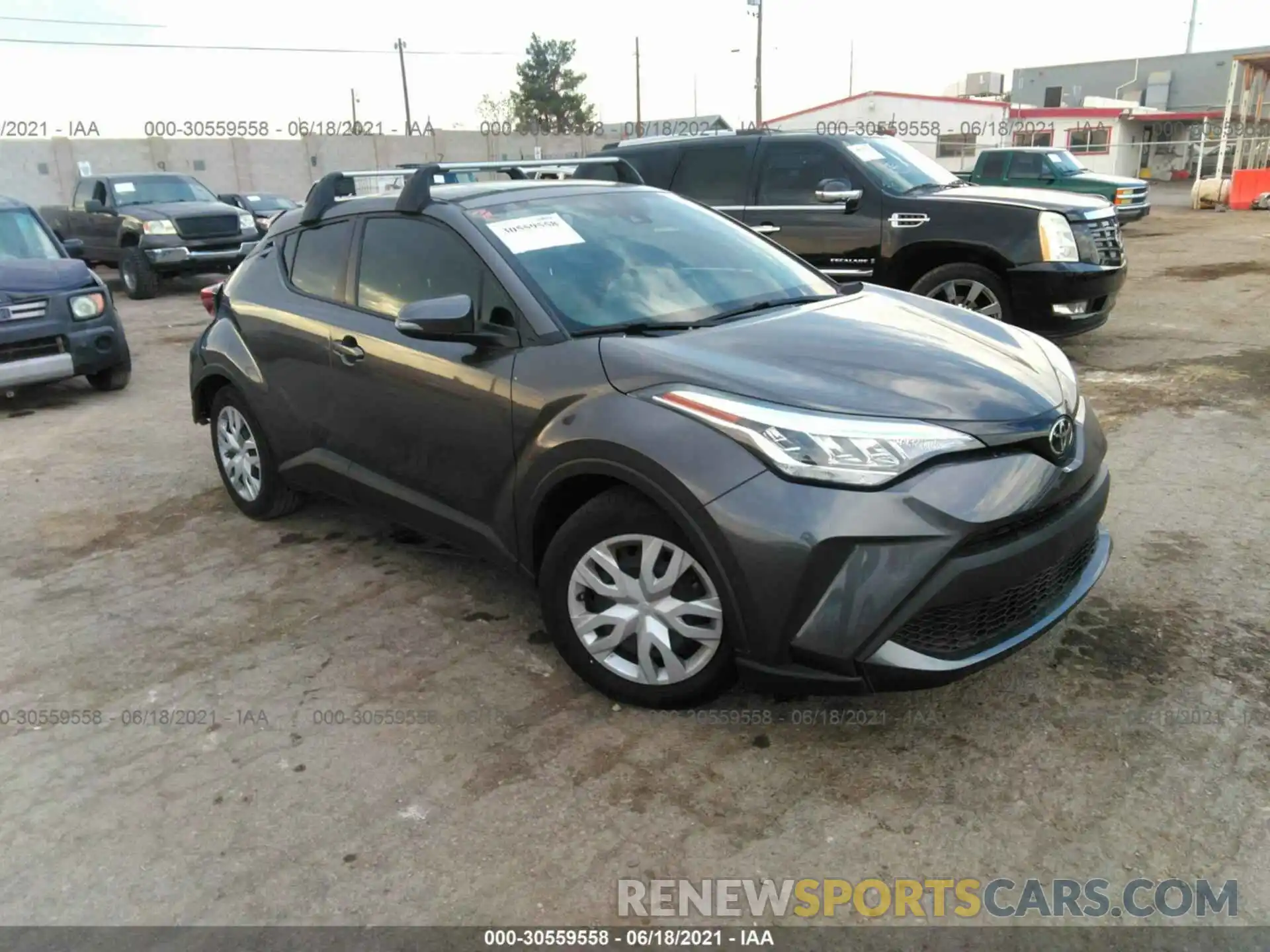 1 Photograph of a damaged car JTNKHMBX6L1082121 TOYOTA C-HR 2020