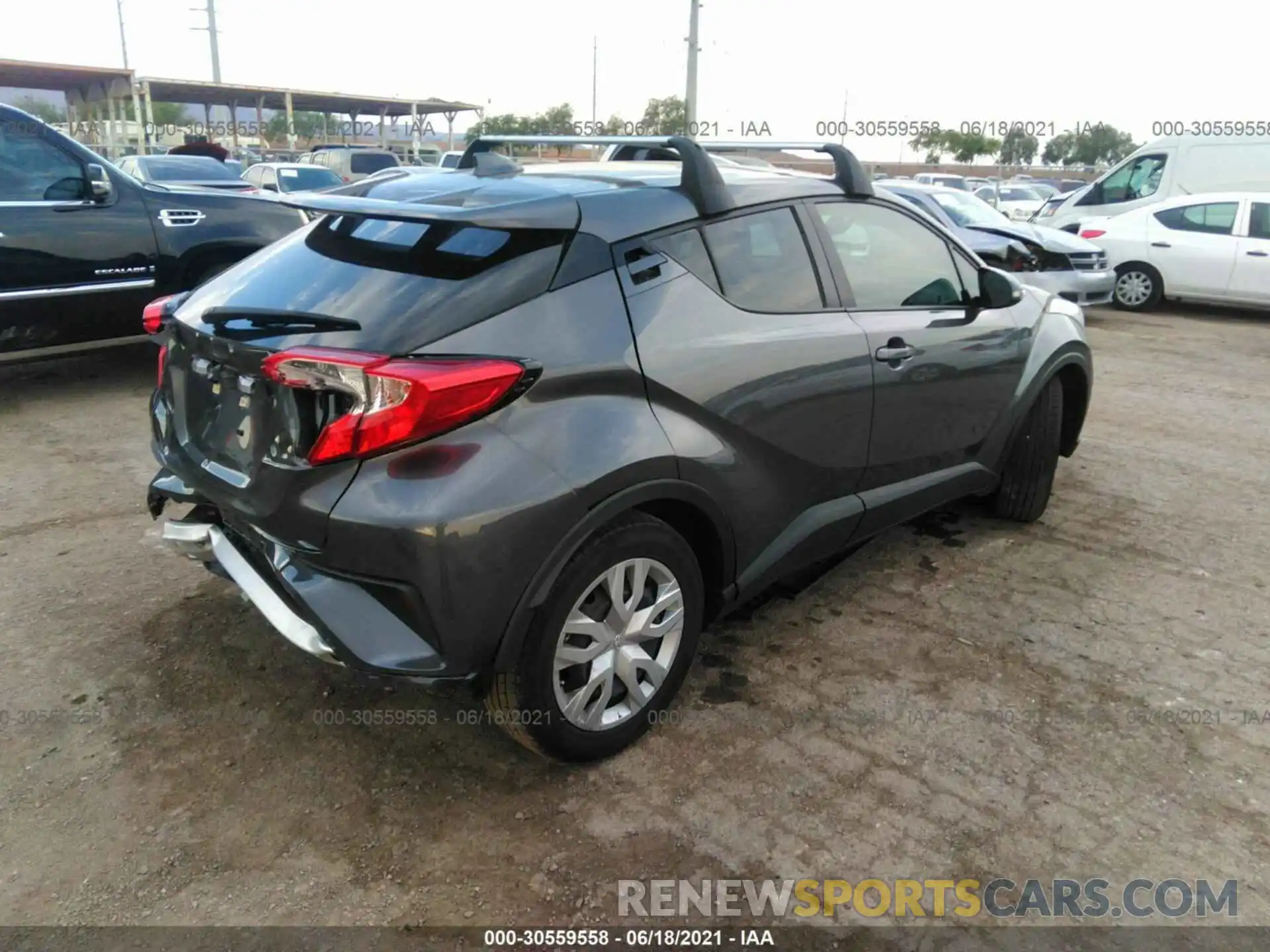 4 Photograph of a damaged car JTNKHMBX6L1082121 TOYOTA C-HR 2020